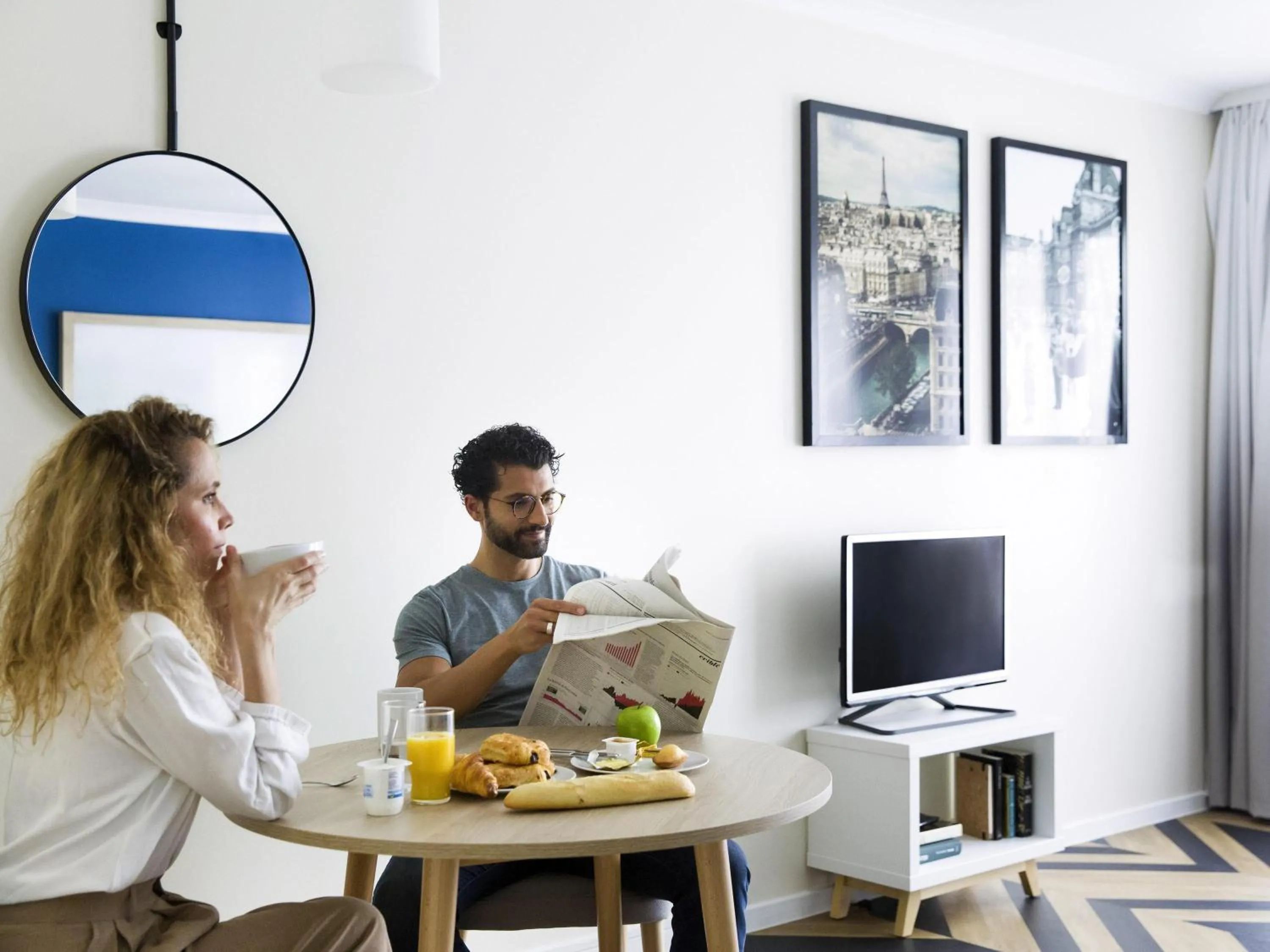 Bedroom in Aparthotel Adagio Porte de Versailles