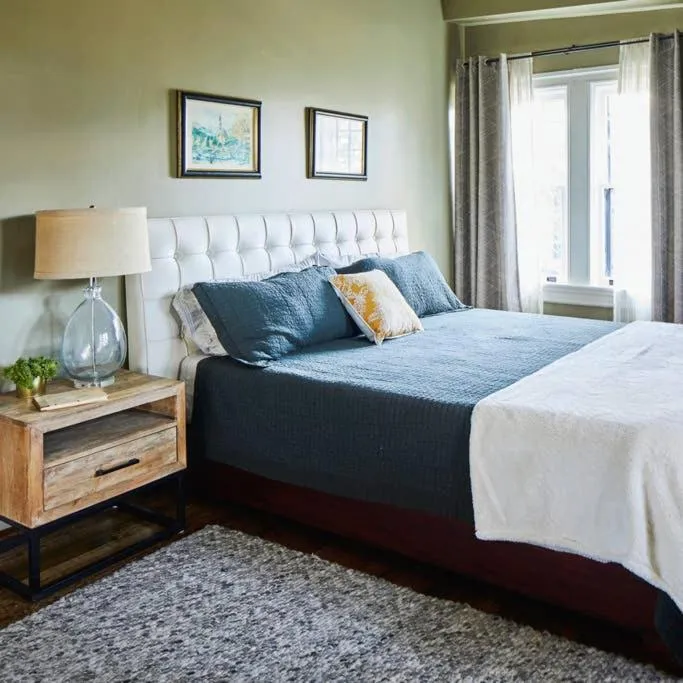 Bed in Eden Brae: Historic Southern Gothic Mansion