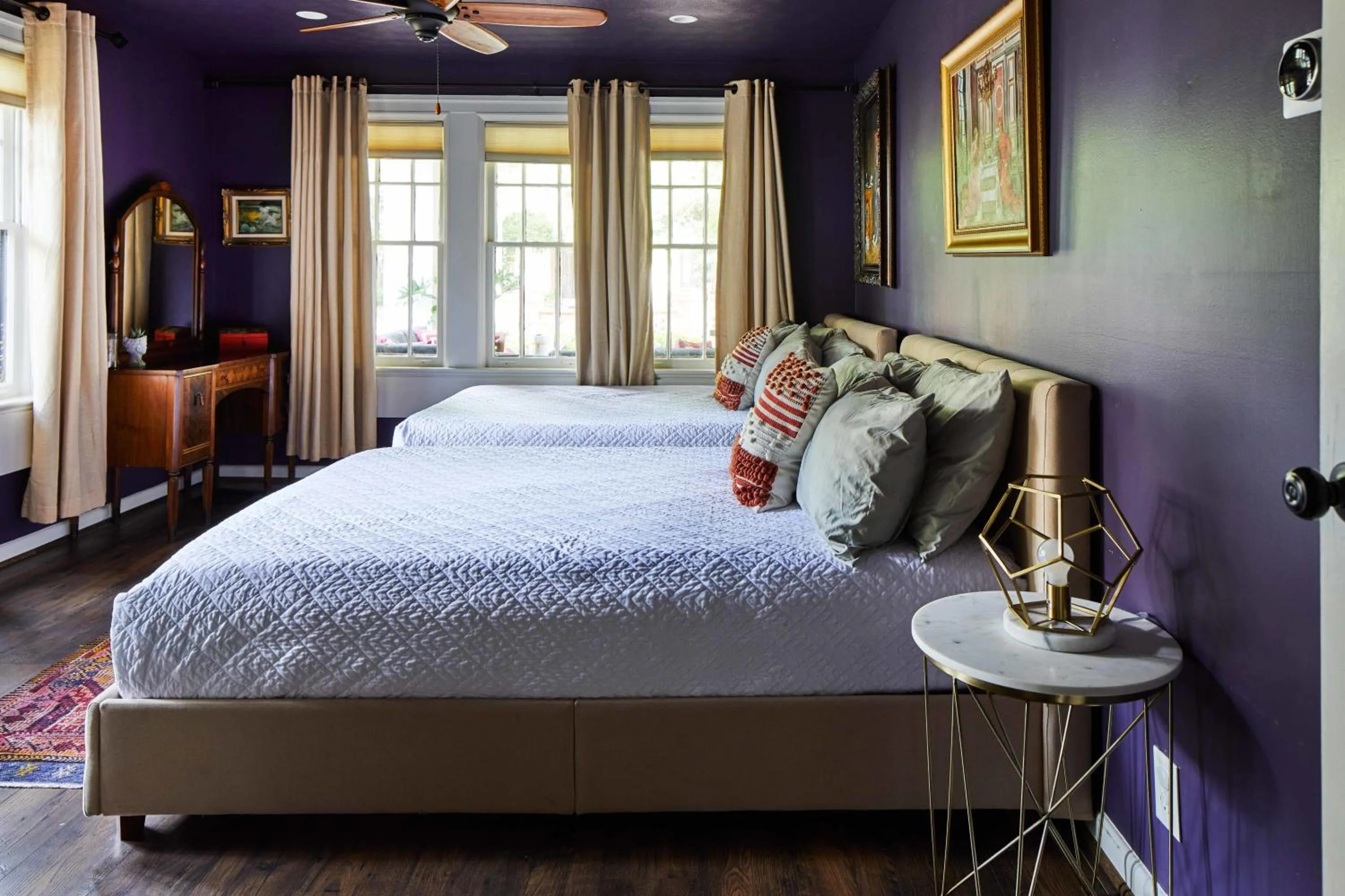 Bed in Eden Brae: Historic Southern Gothic Mansion