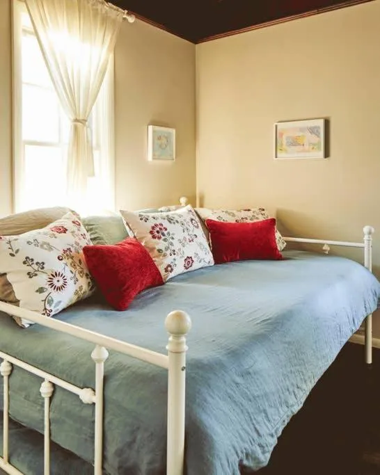 Bed in Eden Brae: Historic Southern Gothic Mansion