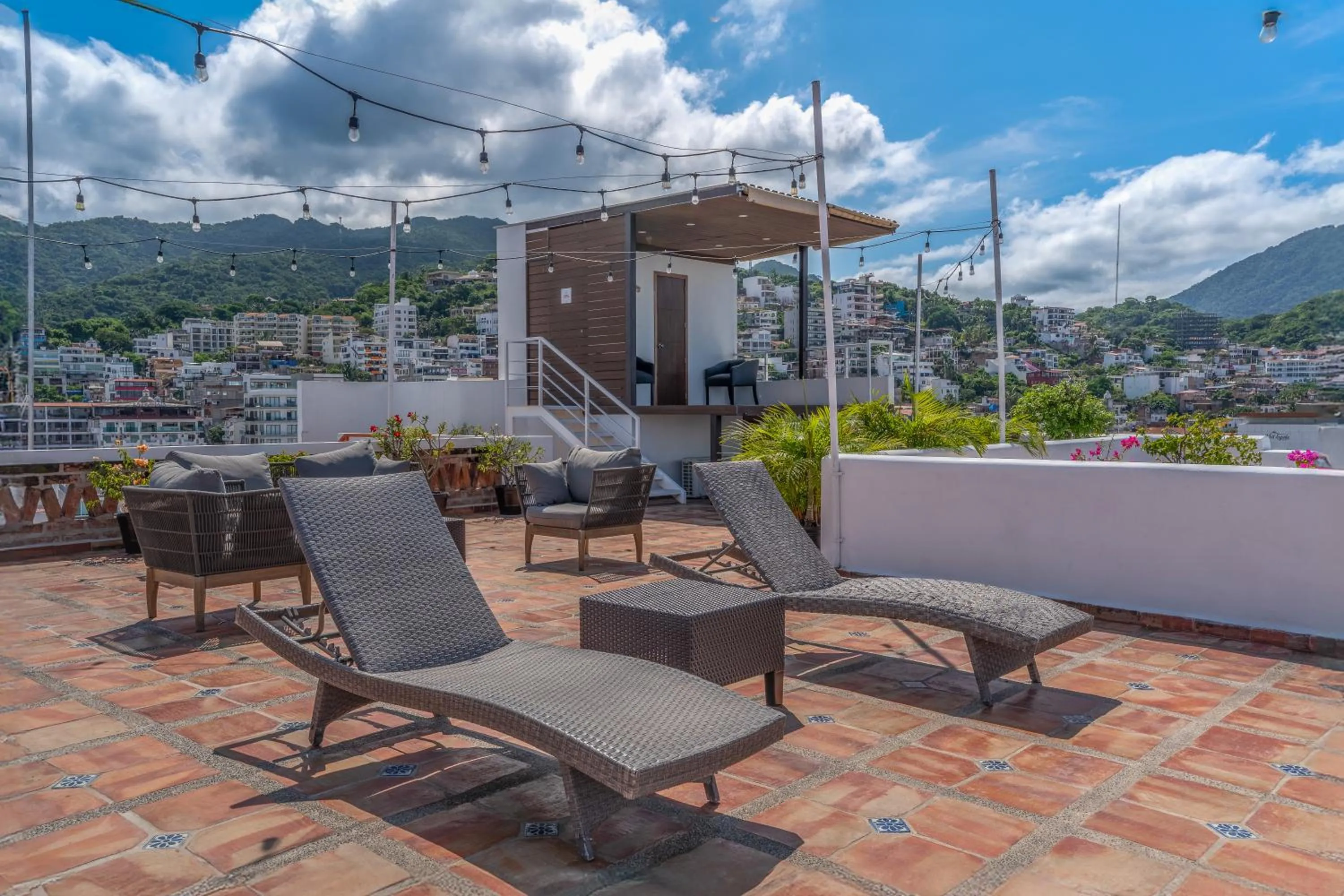 Balcony/Terrace in The Paramar Beachfront Boutique Hotel With Breakfast Included - Downtown Malecon