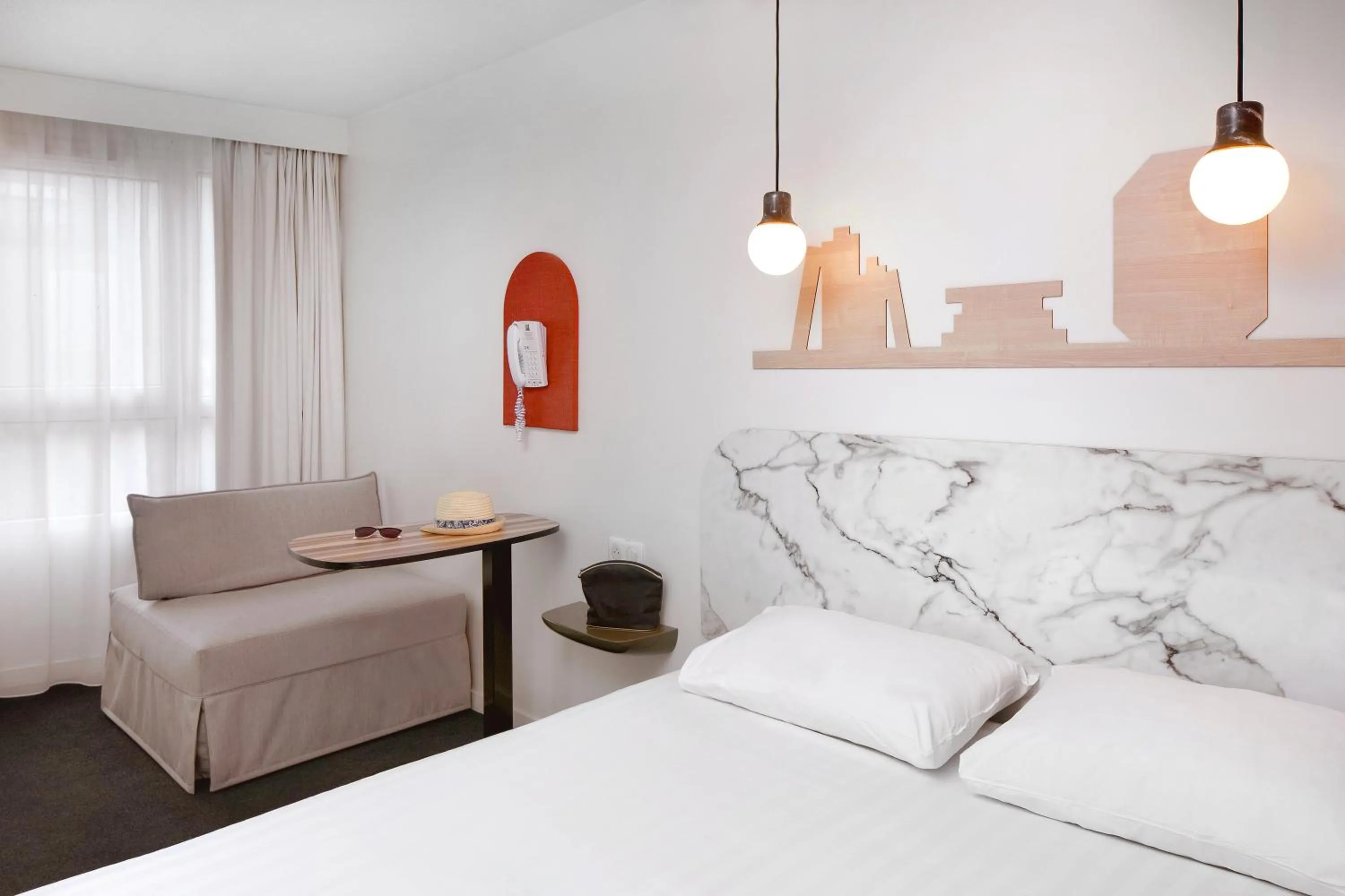 Bed in Hôtel ibis Styles Vichy Centre