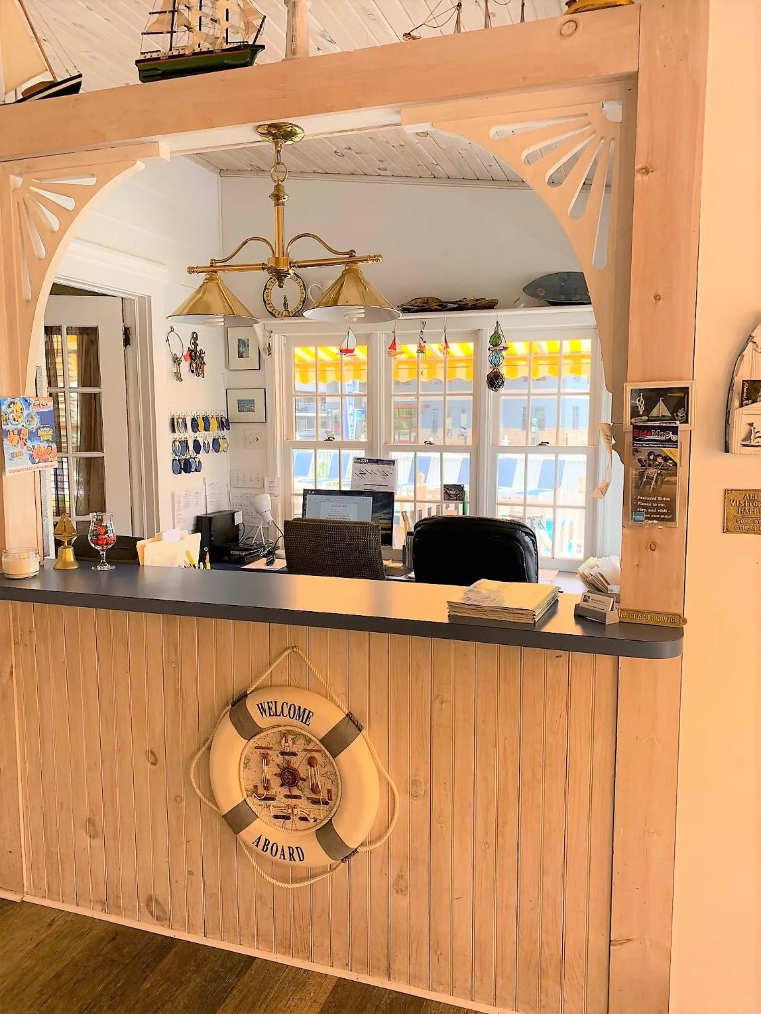 Lobby or reception in Admiral Motel