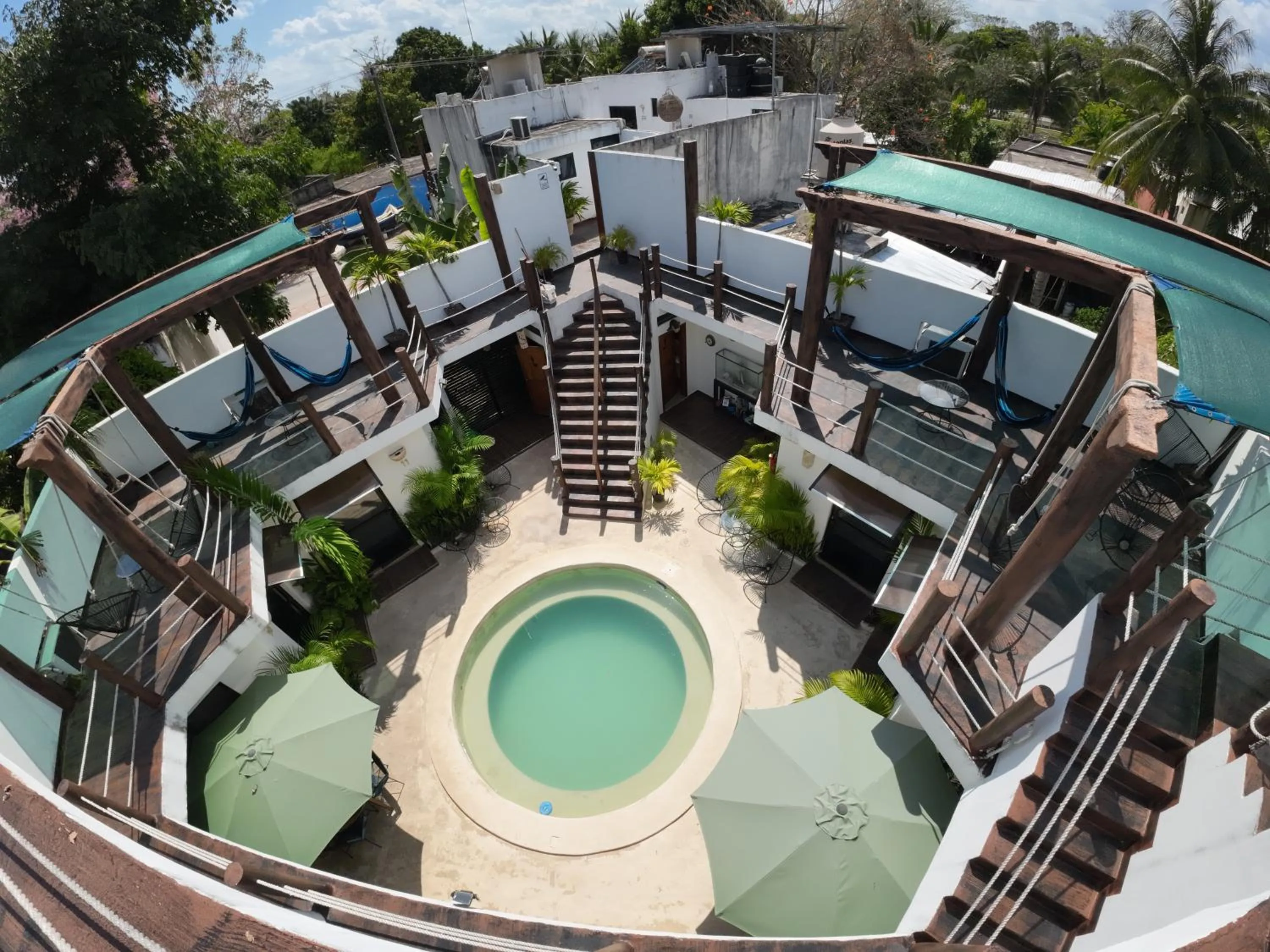 Balcony/Terrace in Ade Hotel Bacalar
