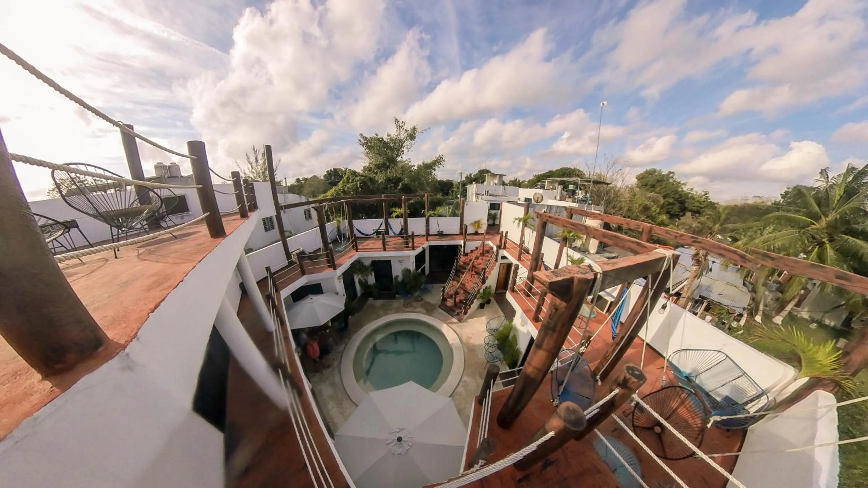 Property building in Ade Hotel Bacalar