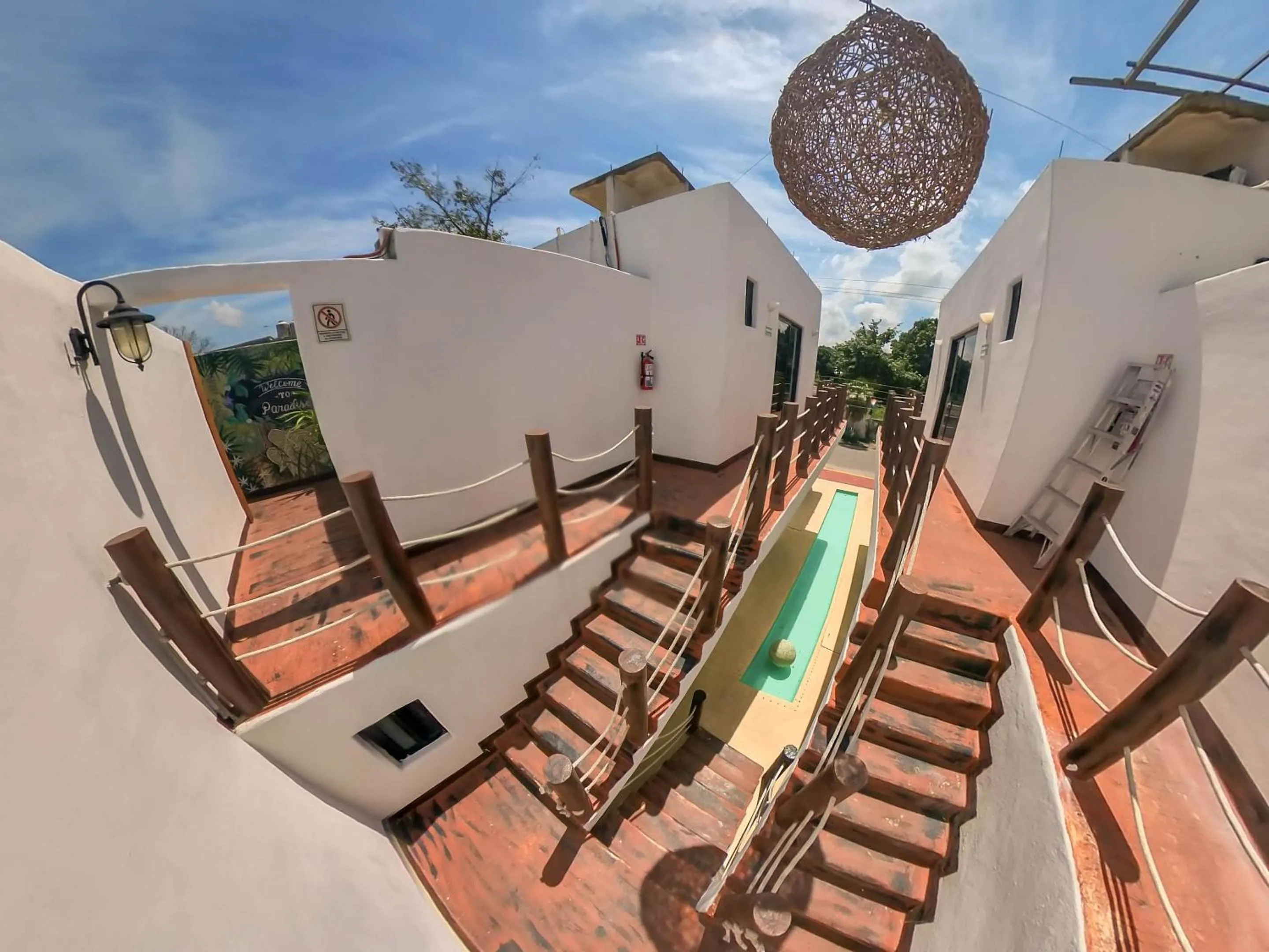 Property building in Ade Hotel Bacalar