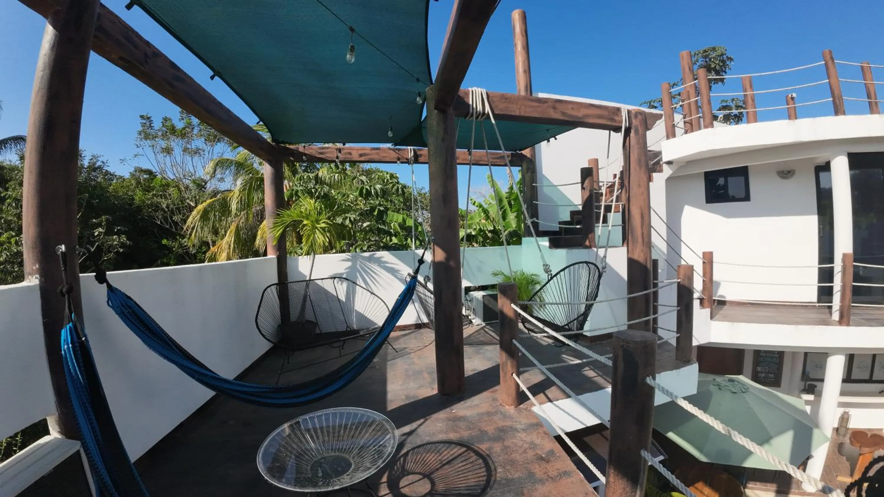 Balcony/Terrace in Ade Hotel Bacalar