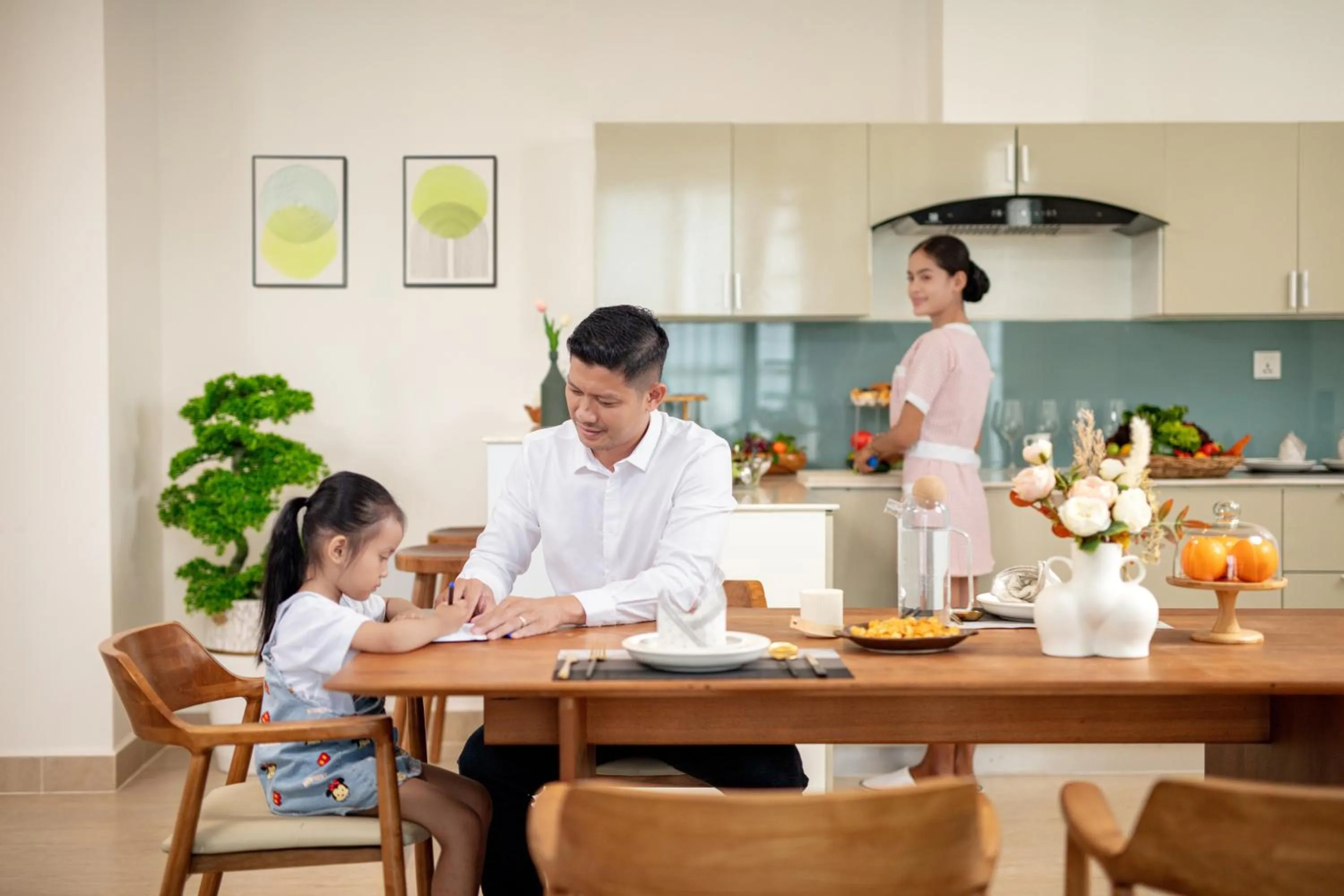 Kitchen or kitchenette in MekongView 3 CondoTel