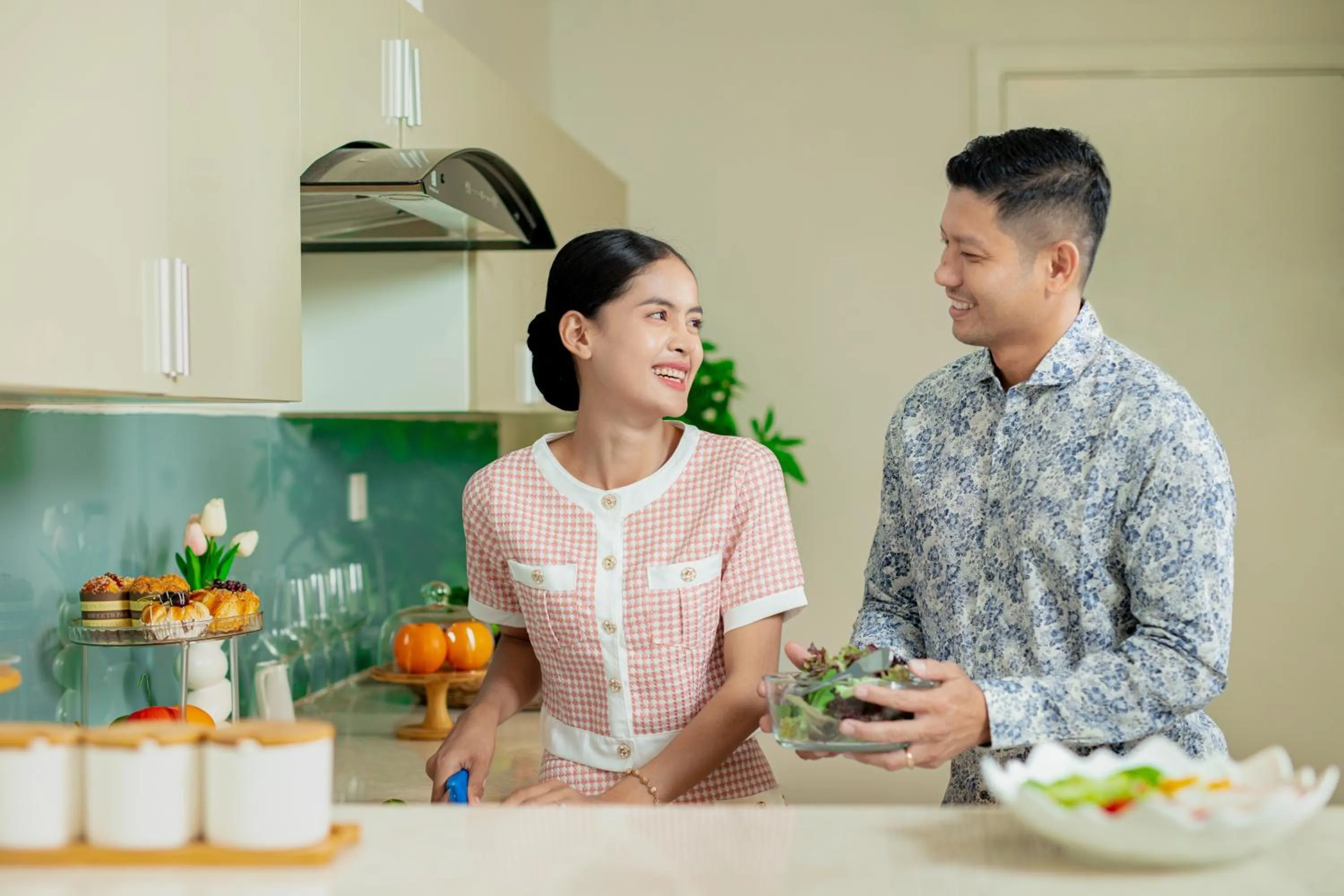 Kitchen or kitchenette in MekongView 3 CondoTel