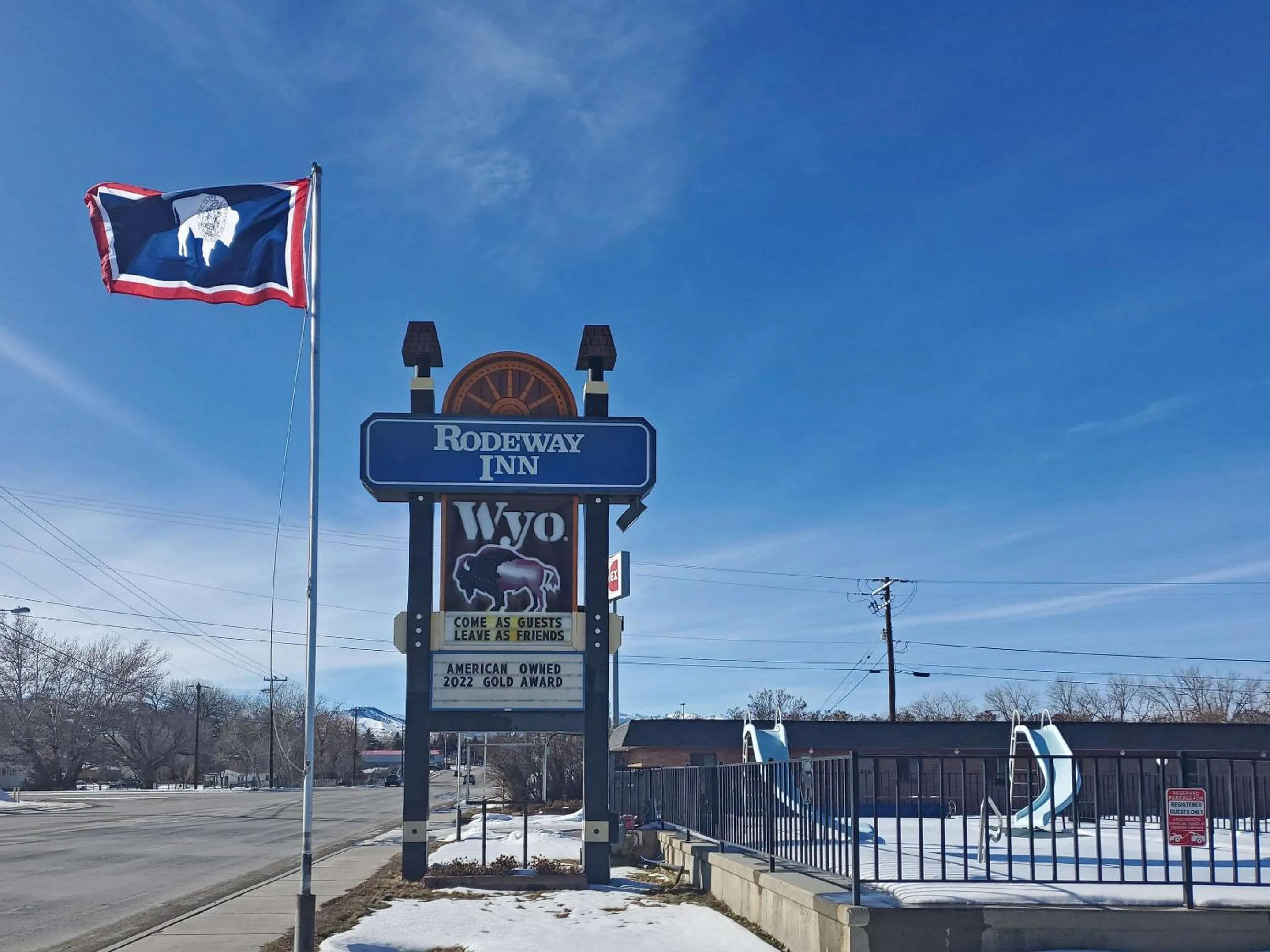 Property building in Rodeway Inn Buffalo