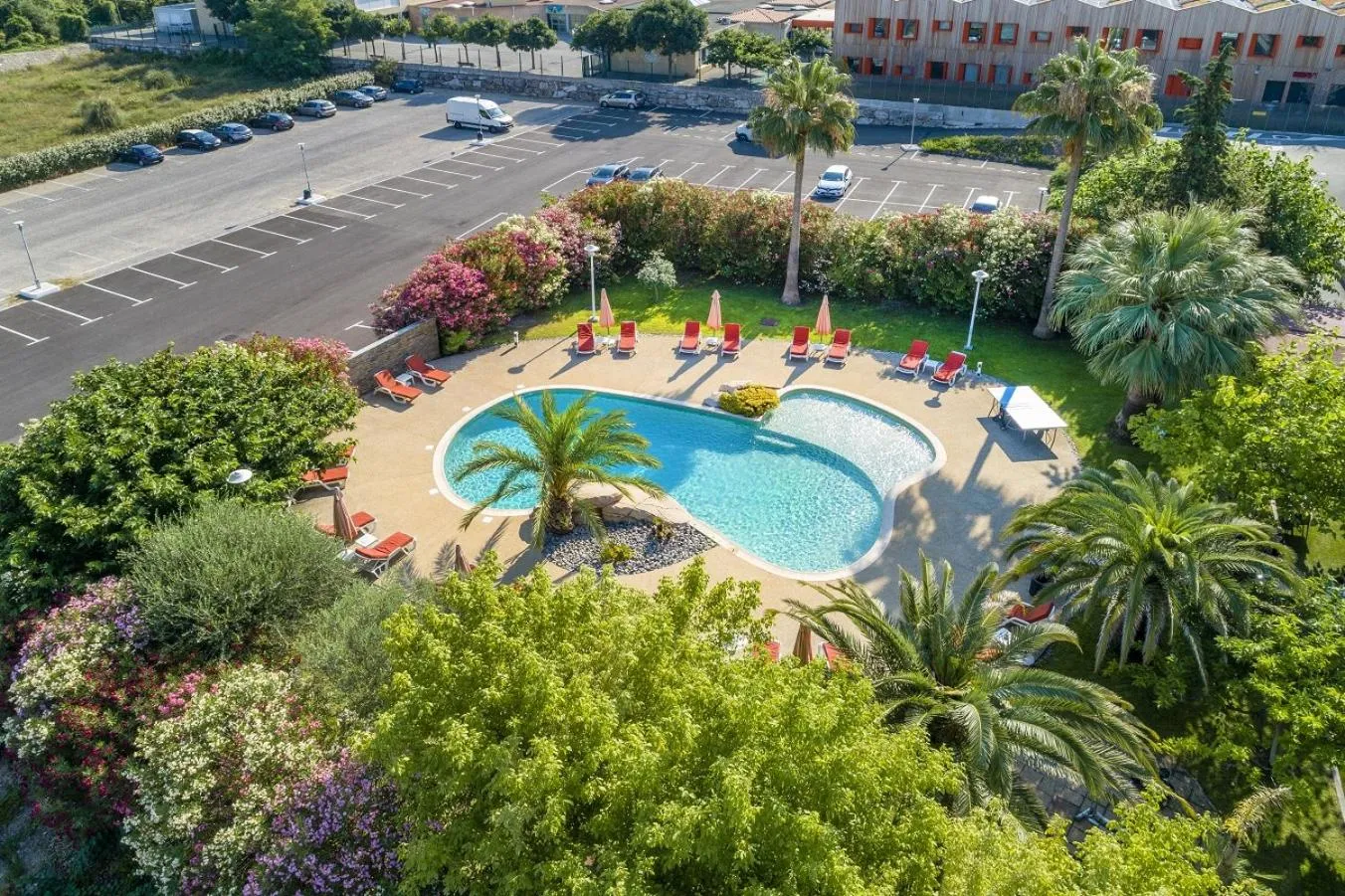 Parking in Servotel Saint-Vincent