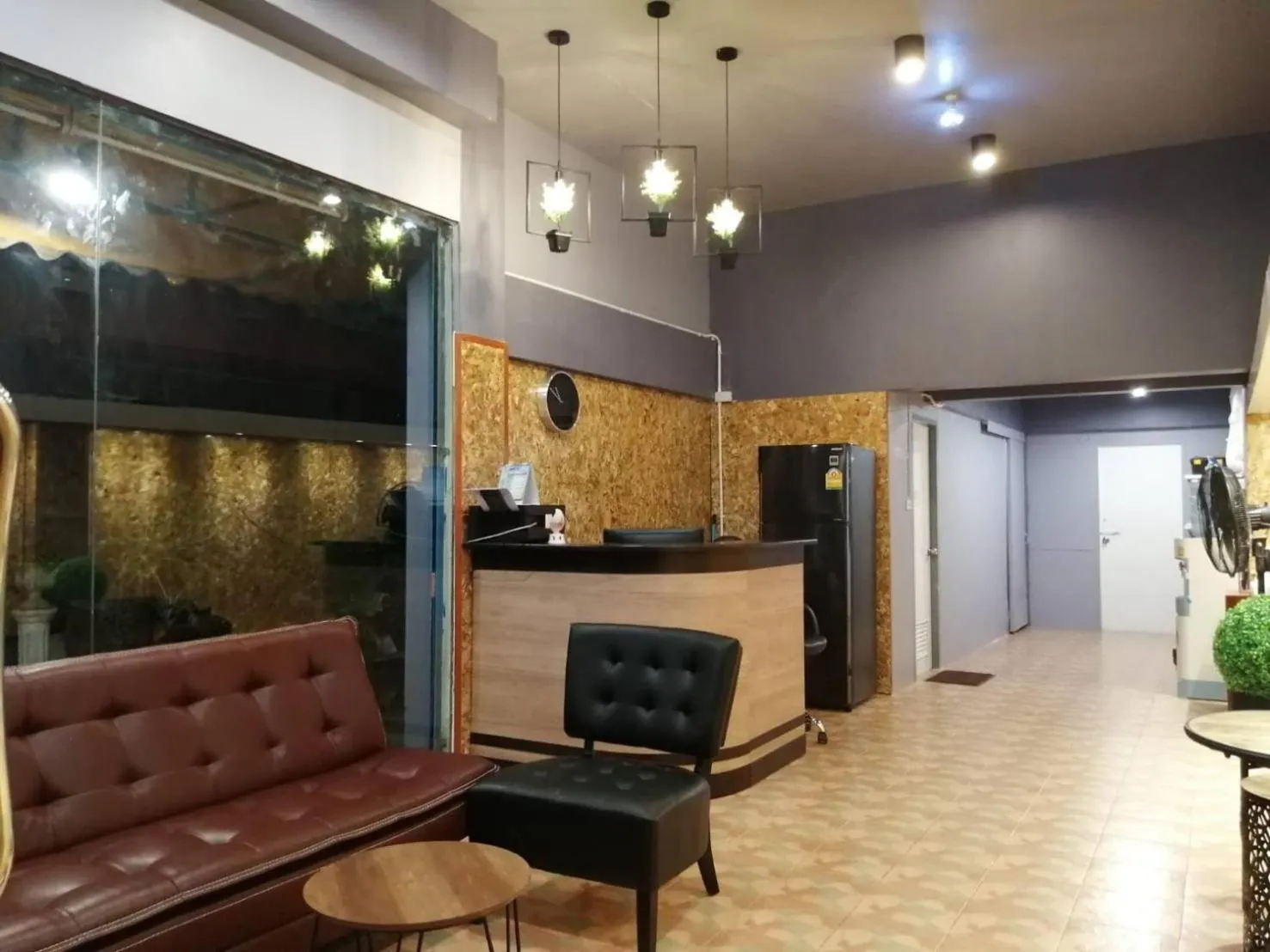 Communal lounge/ TV room in SleepCatsHostel