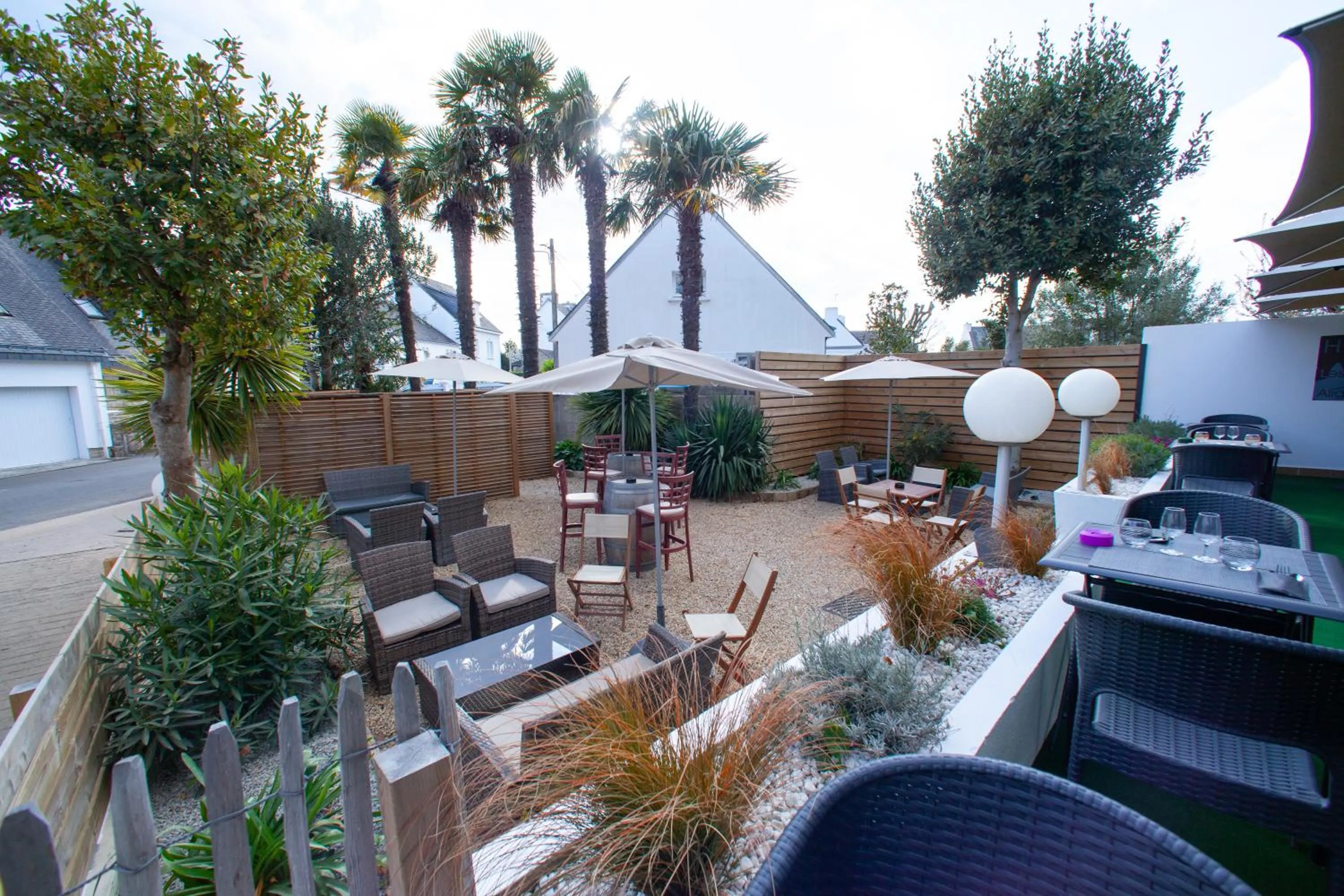 Garden in Hotel les Alignements