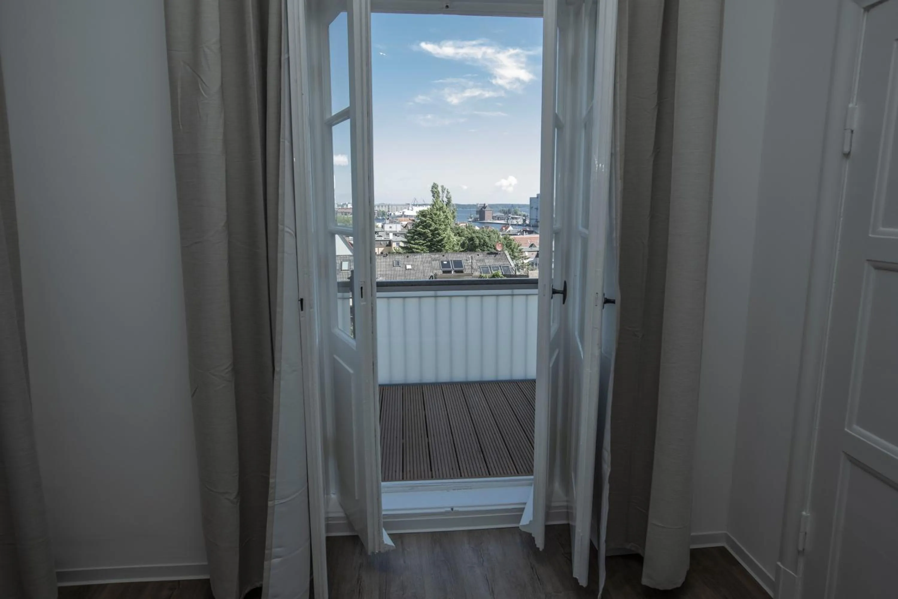 Balcony/Terrace in Boardinghouse Flensburg - by Zimmer FREI! Holidays