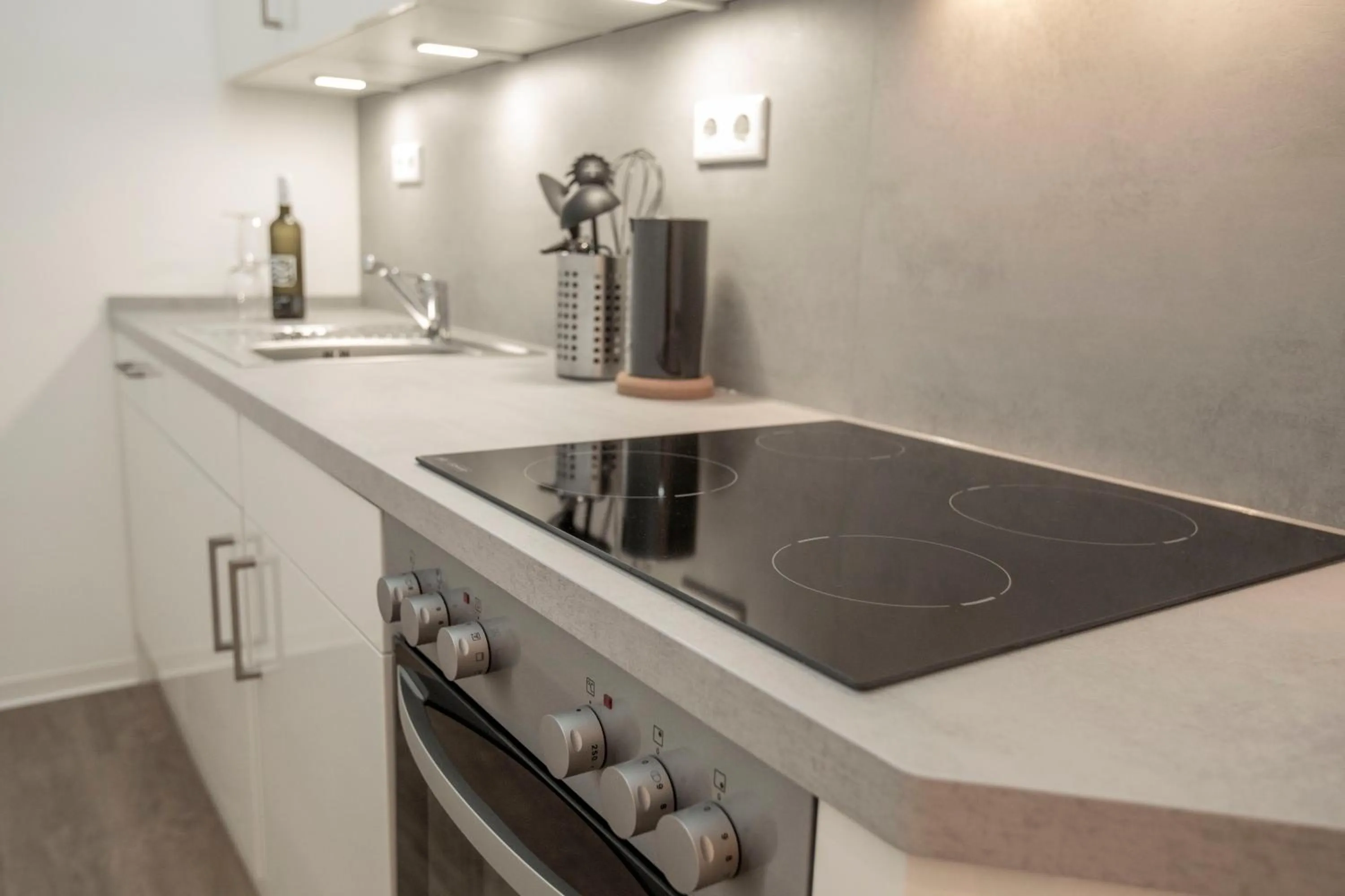 Kitchen or kitchenette in Boardinghouse Flensburg - by Zimmer FREI! Holidays