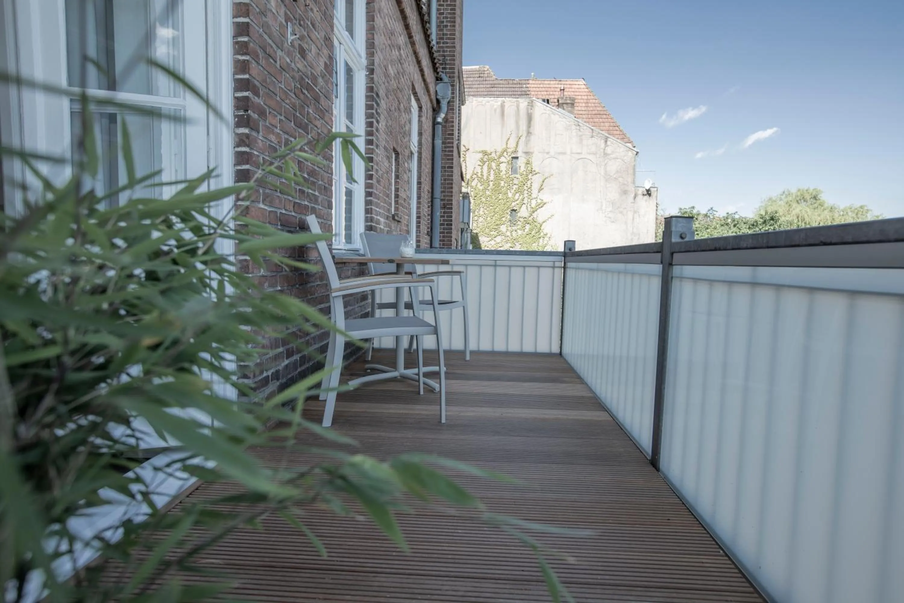 Balcony/Terrace in Boardinghouse Flensburg - by Zimmer FREI! Holidays