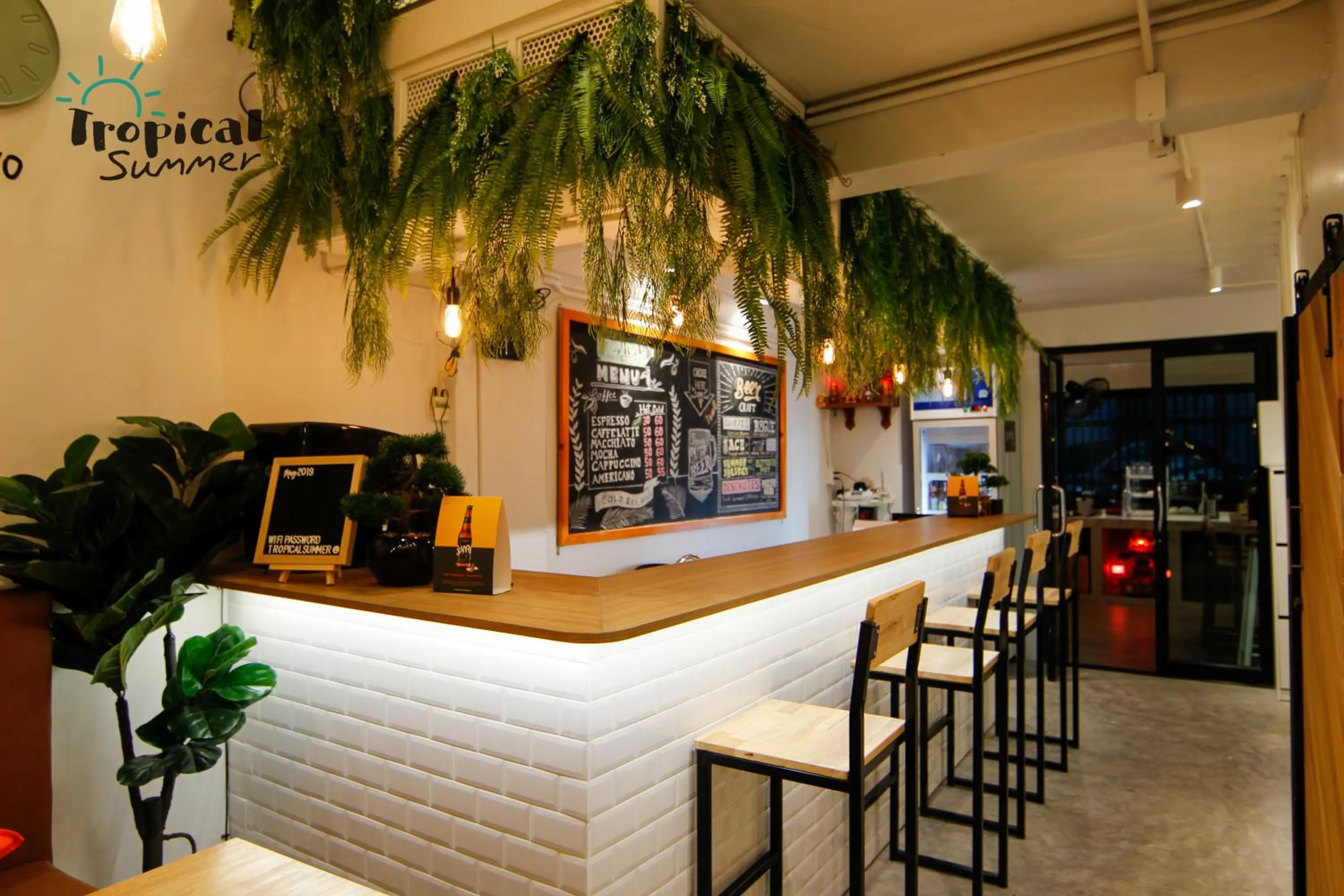 Lobby or reception in Tropical Summer Hostel