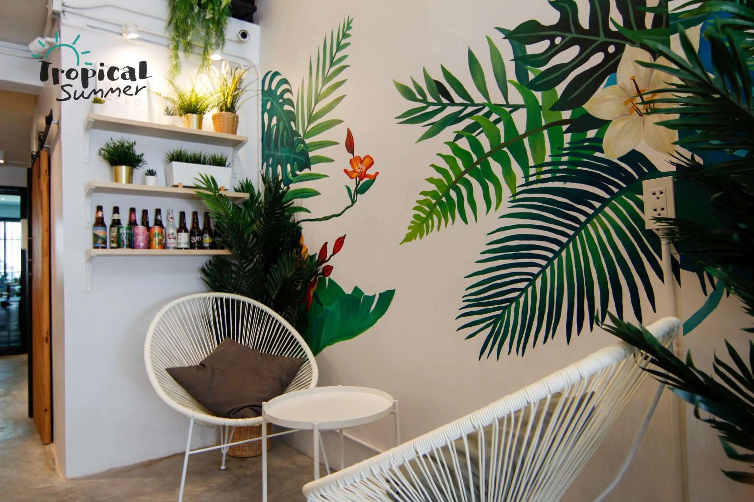 Lobby or reception in Tropical Summer Hostel