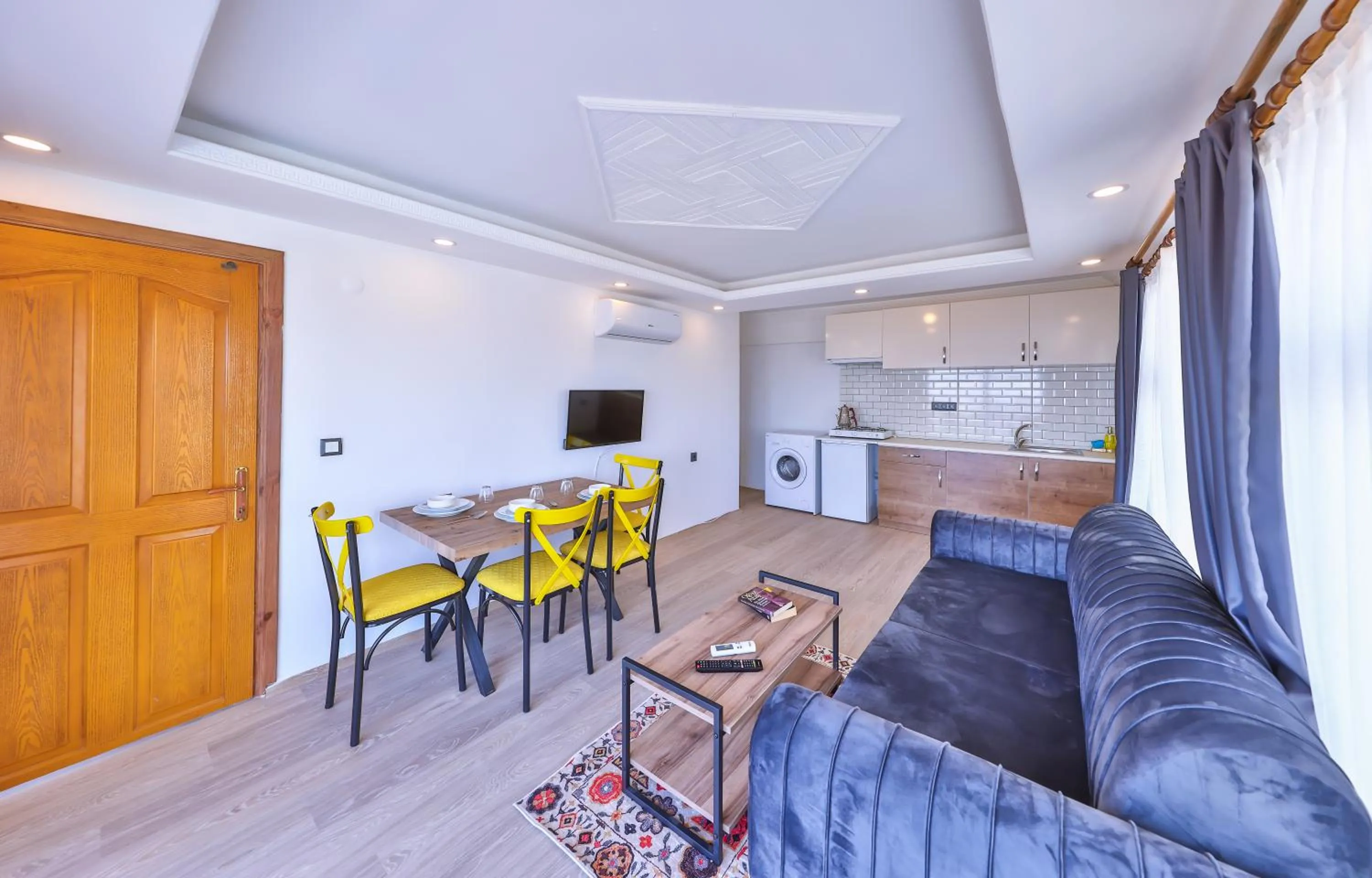 Seating area in 3 House Apart