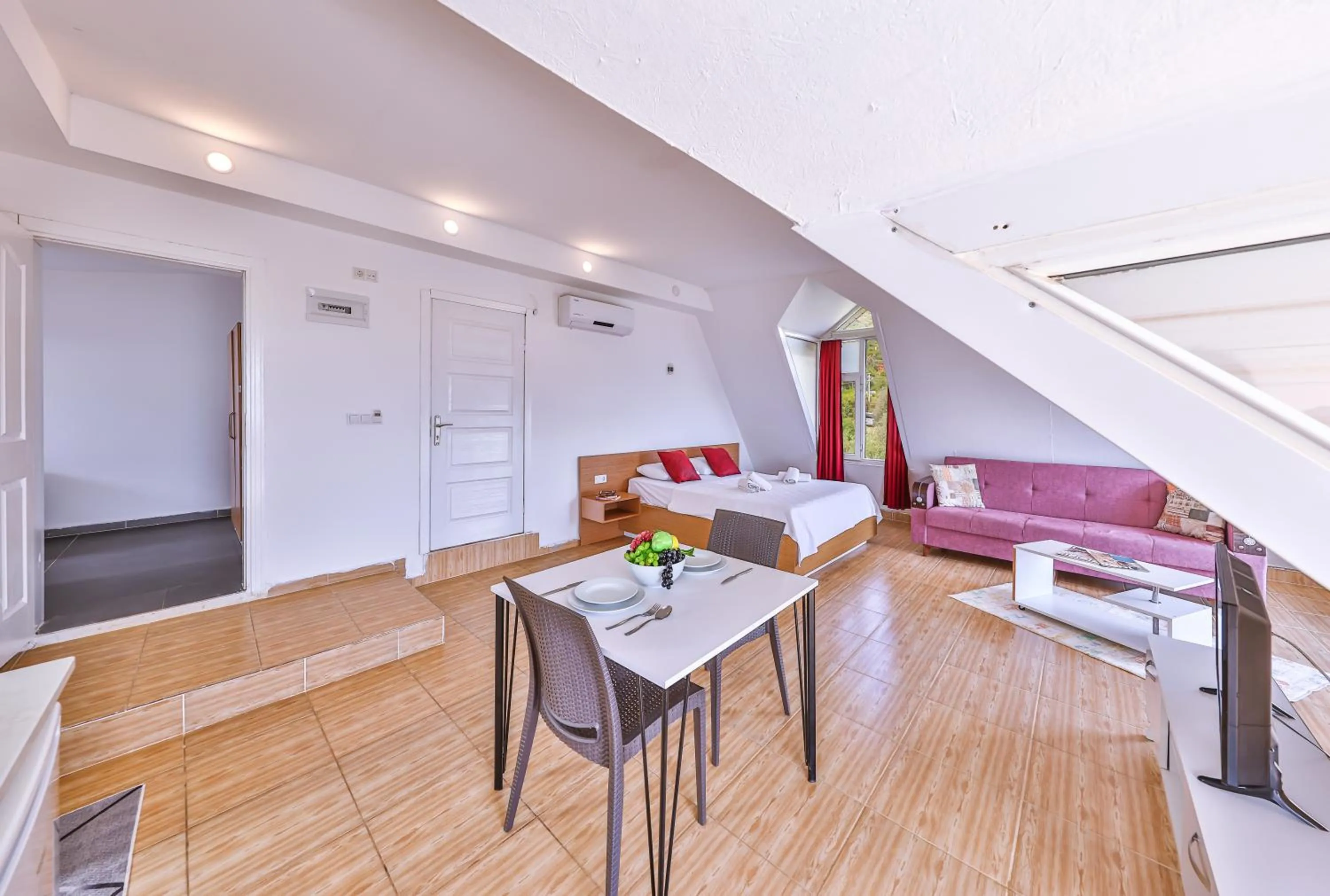 Seating area in 3 House Apart