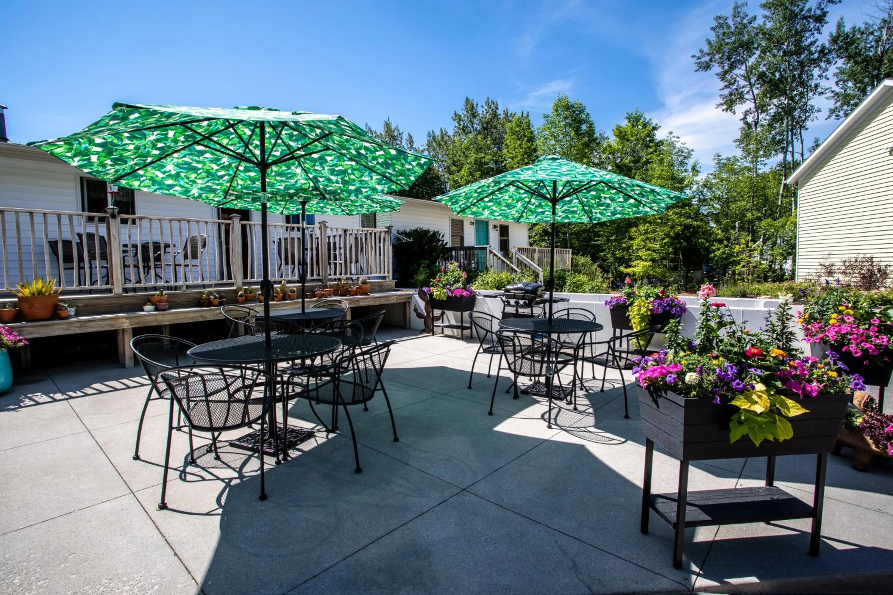 Patio in Ephraim Motel