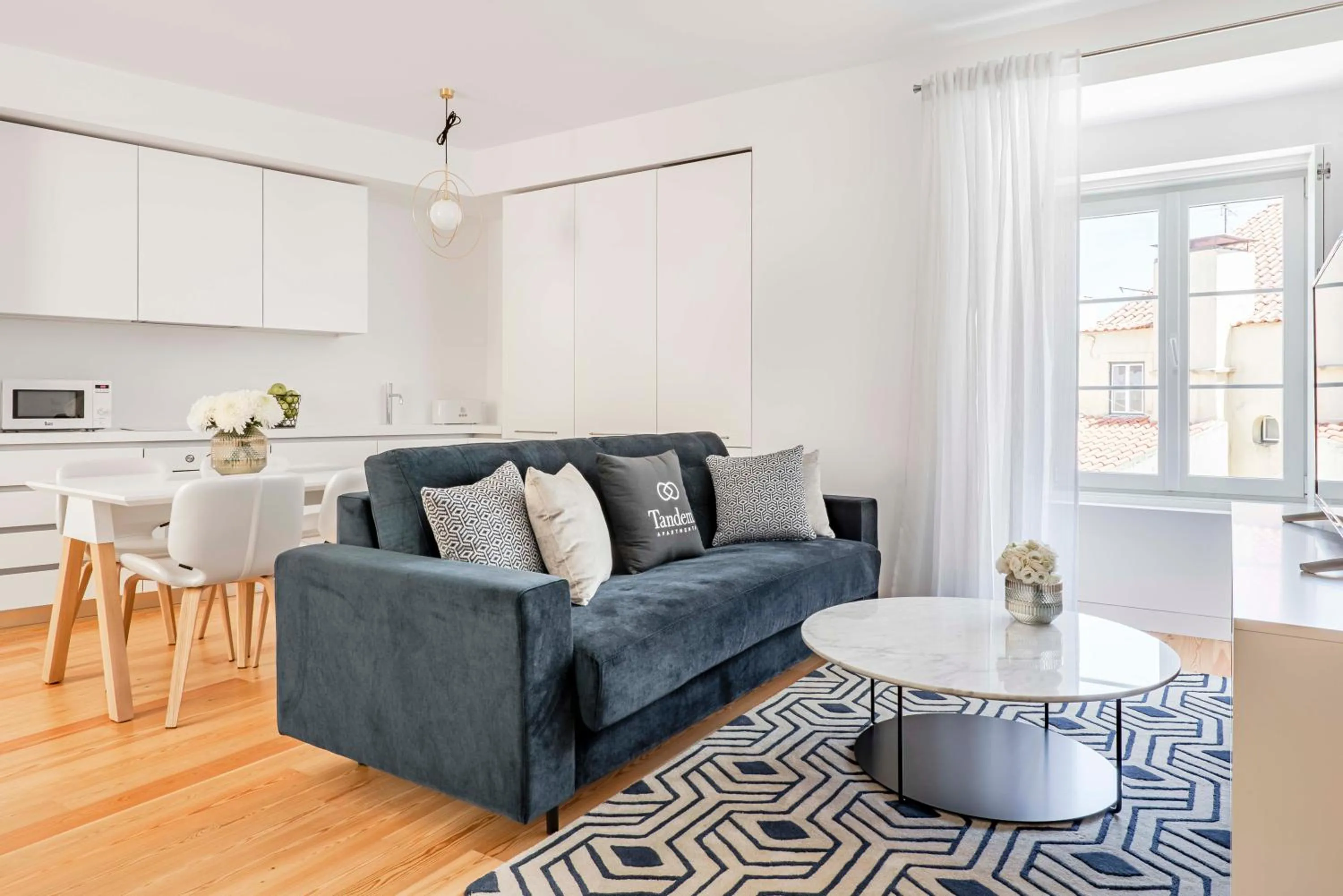 Seating area in Tandem Palacio Alfama Apartments
