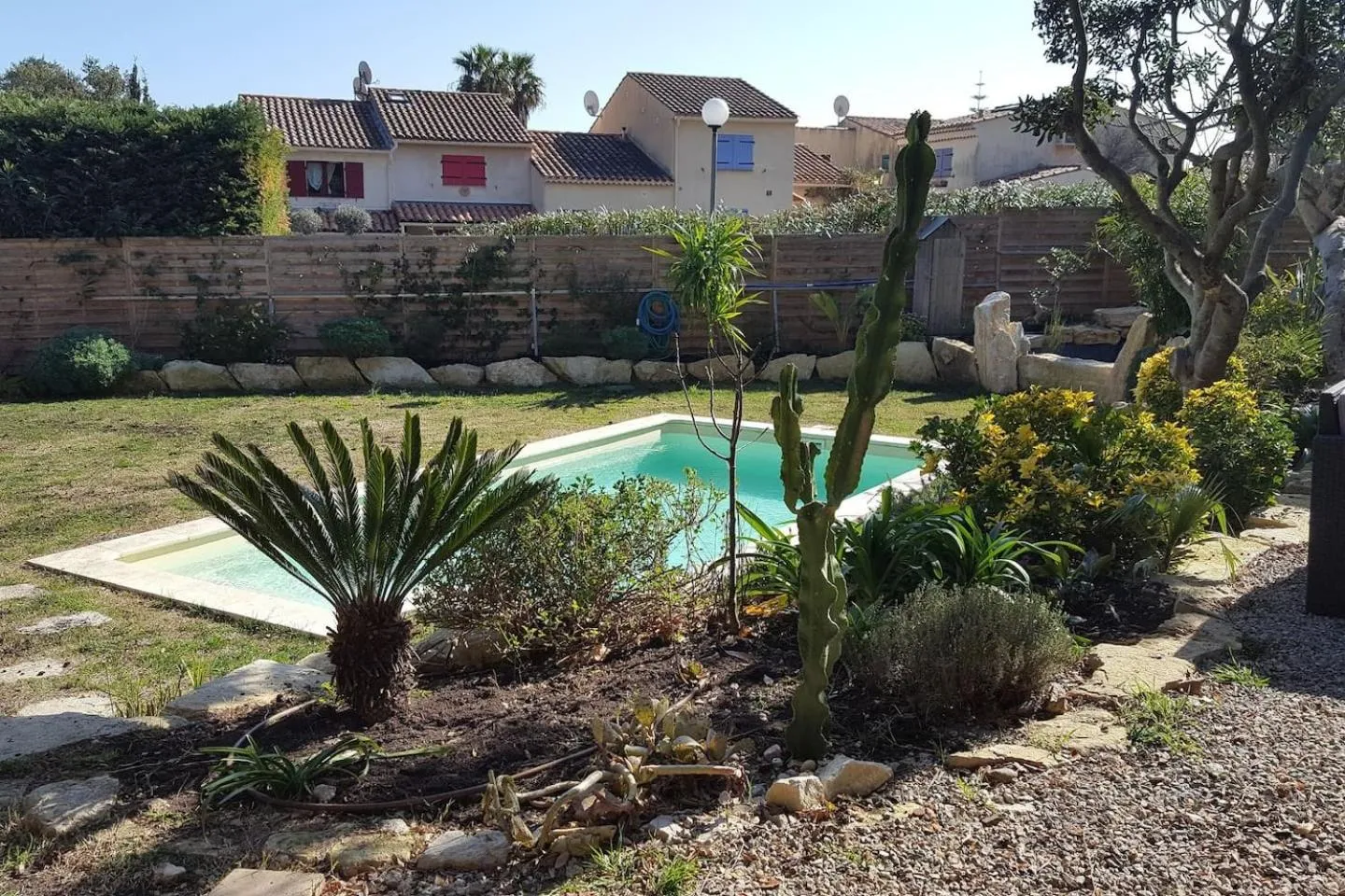 Garden view in Villa LES FIGUIERS