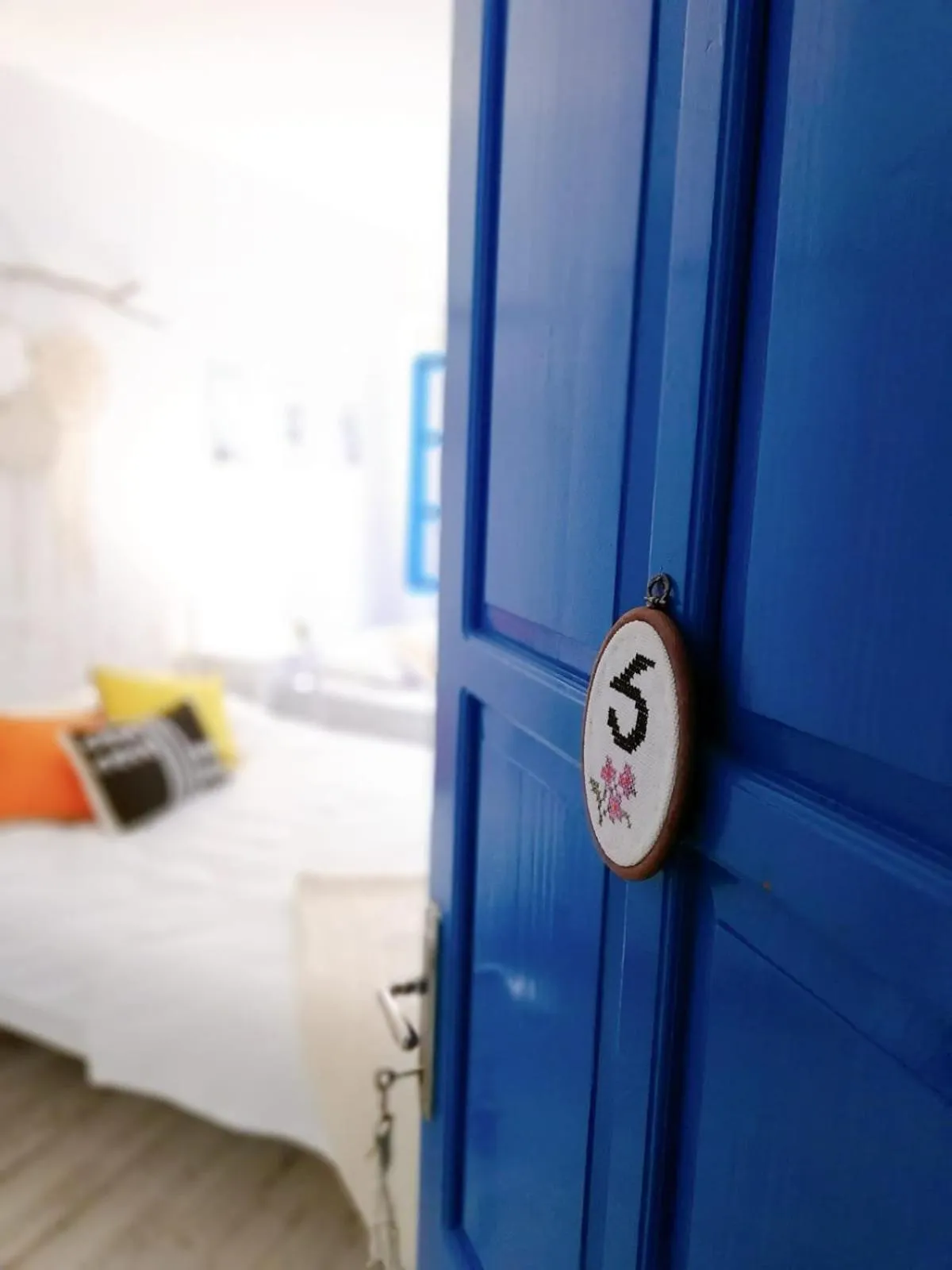 Decorative detail, Bed in L'onda Oda Bodrum