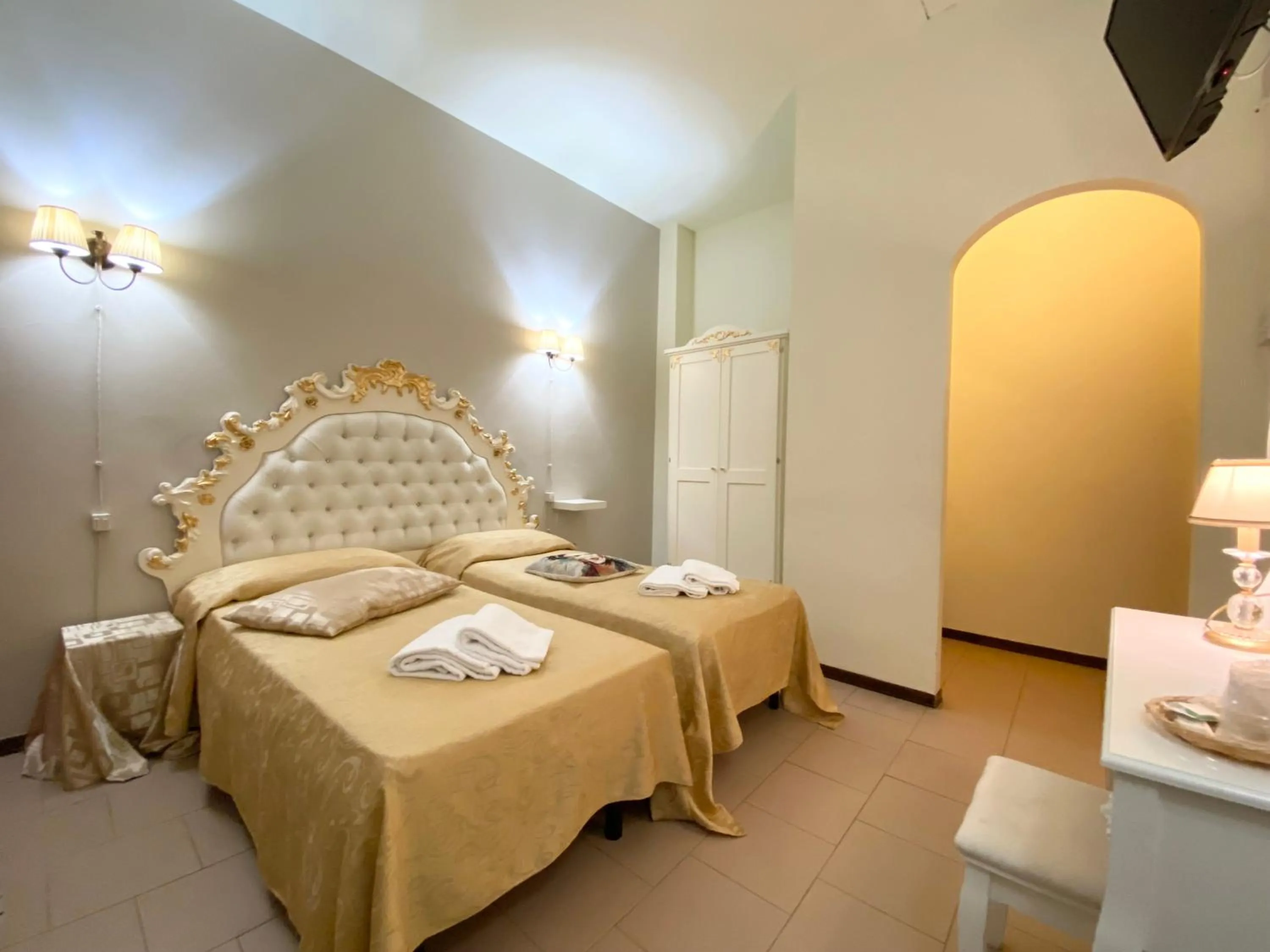 Bedroom, Bed in HOTEL RINASCIMENTO