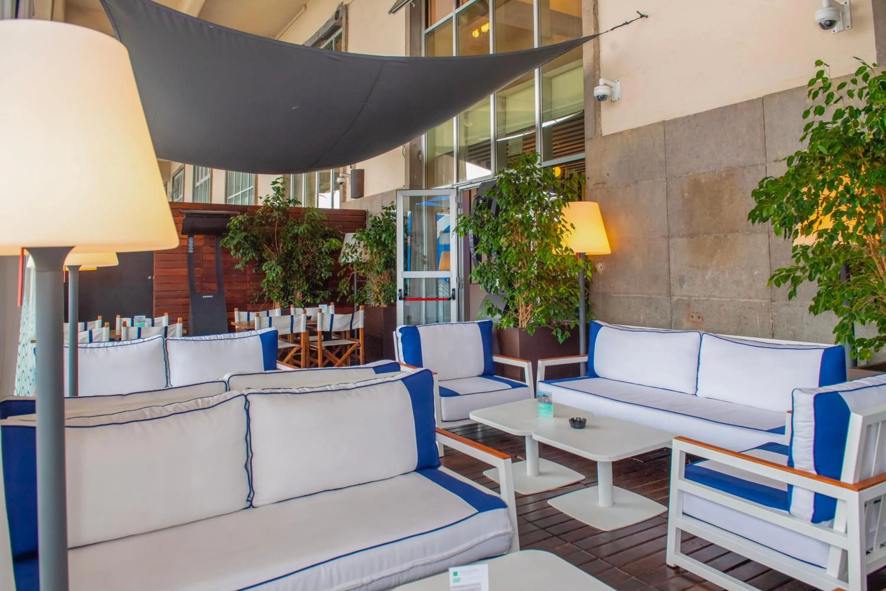 Patio in Smart Hotel Napoli