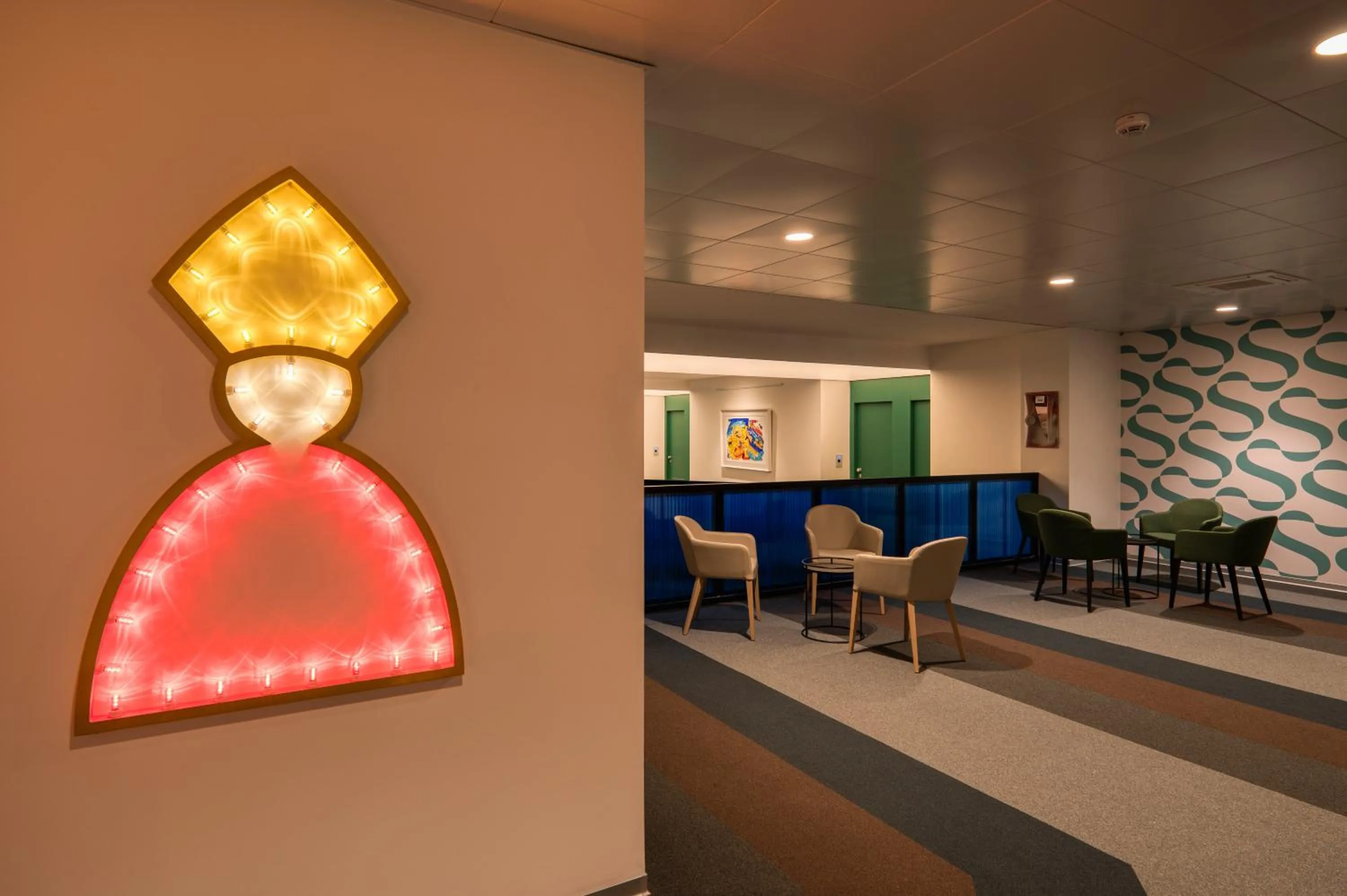 Decorative detail in Smart Hotel Napoli