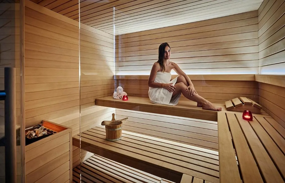 Fitness centre/facilities in Hôtel Juana