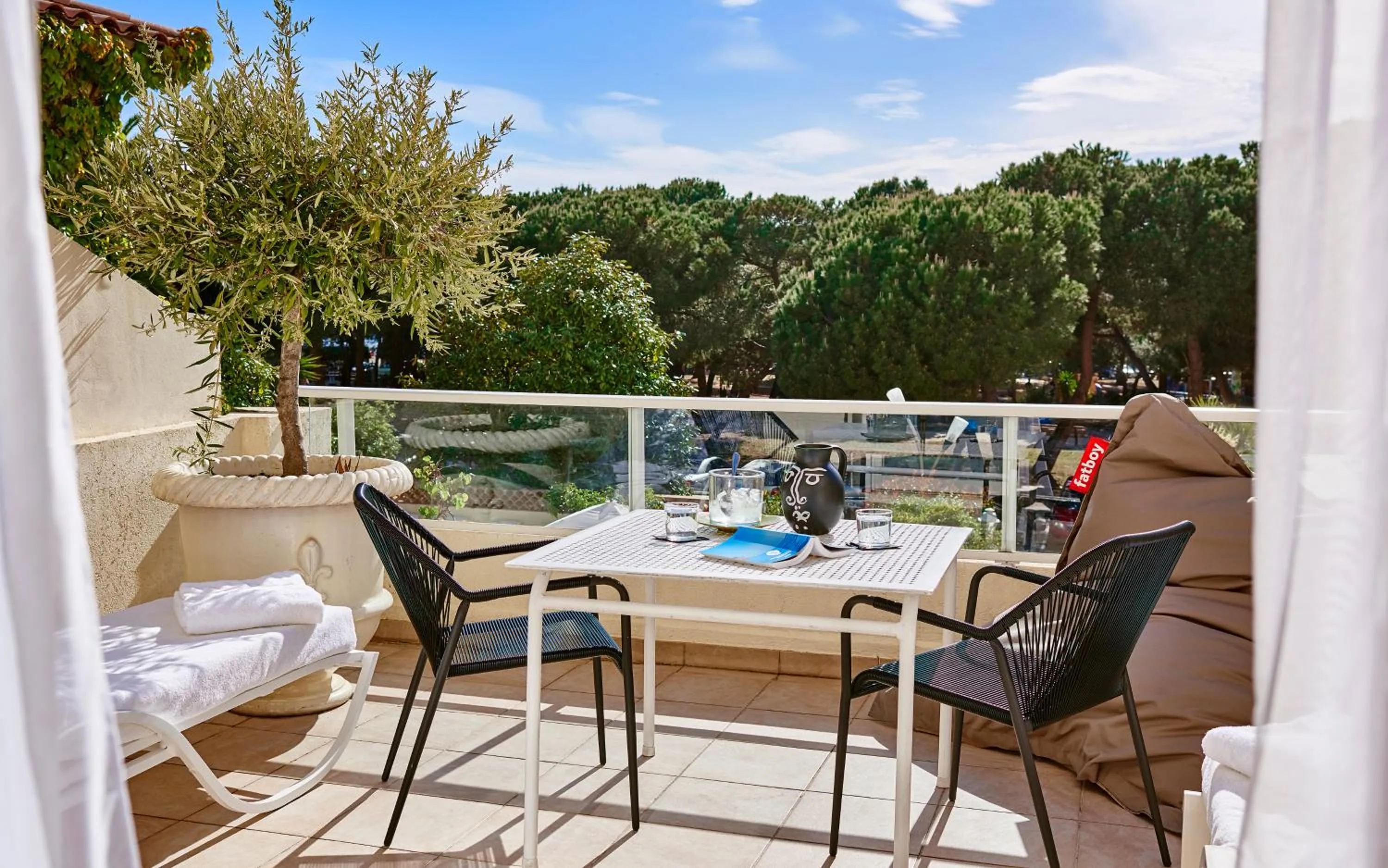 Balcony/Terrace in Hôtel Juana
