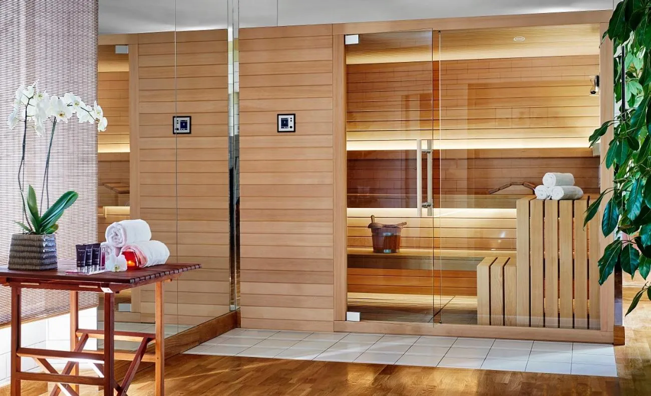 Fitness centre/facilities in Hôtel Juana