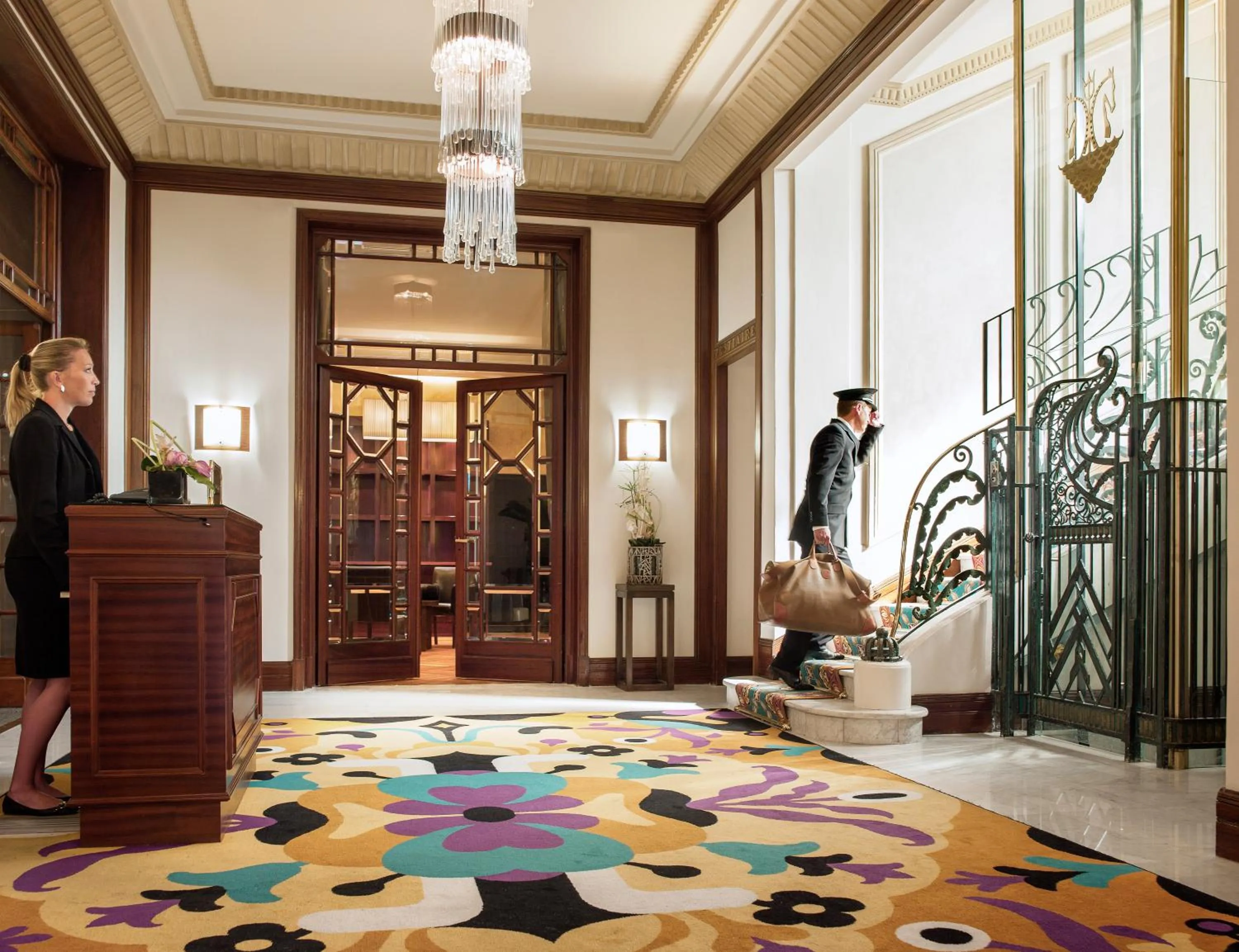 Lobby or reception in Hôtel Juana