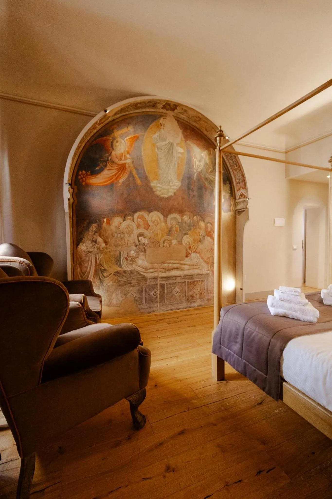 Photo of the whole room, Bed in San Pier Novello in Oltrarno