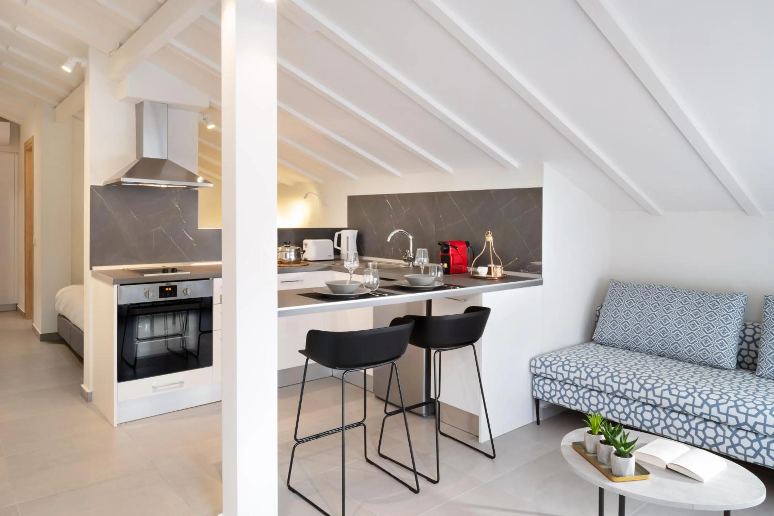 Living room in Thess Residences