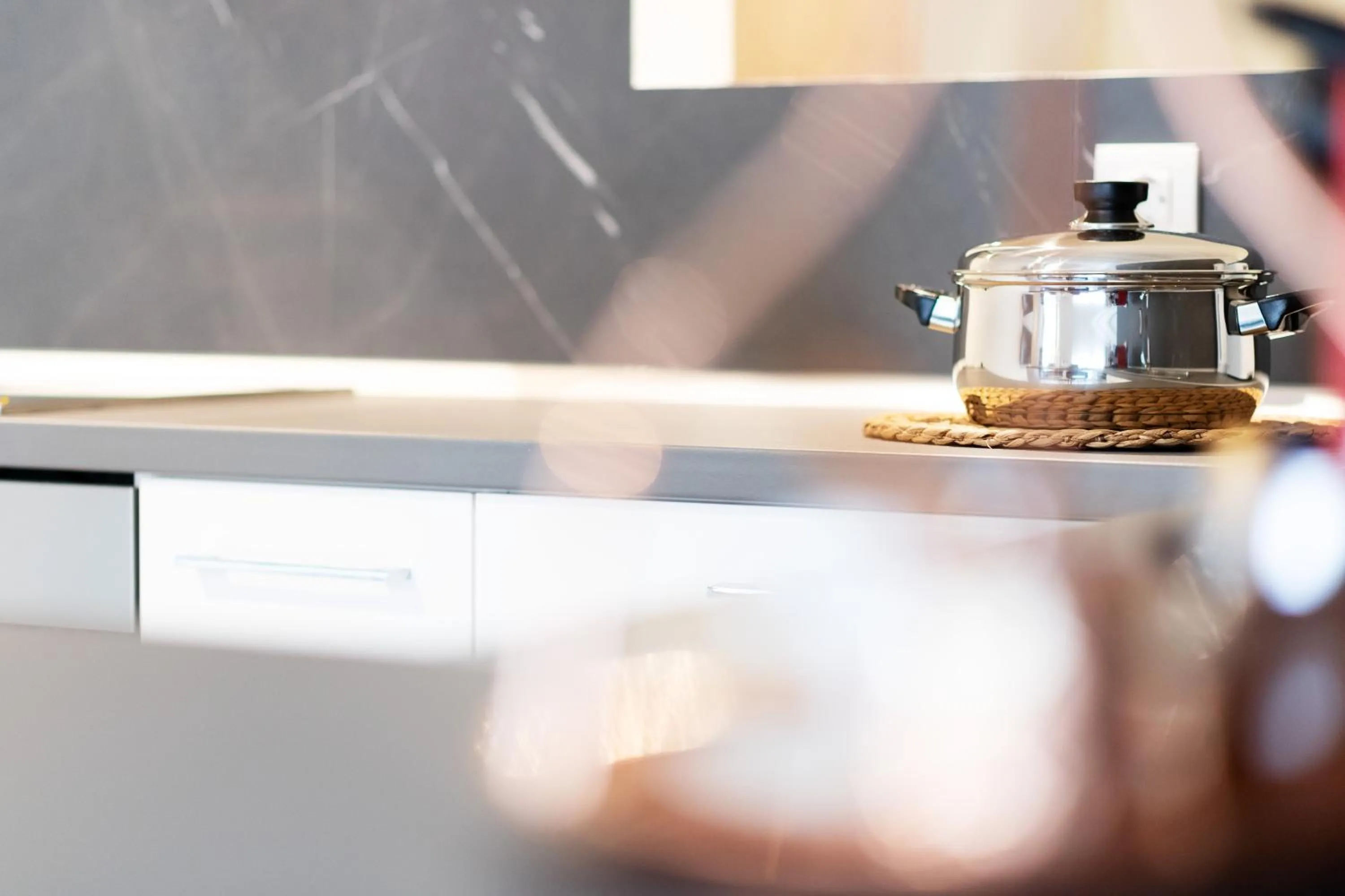 Kitchen or kitchenette in Thess Residences