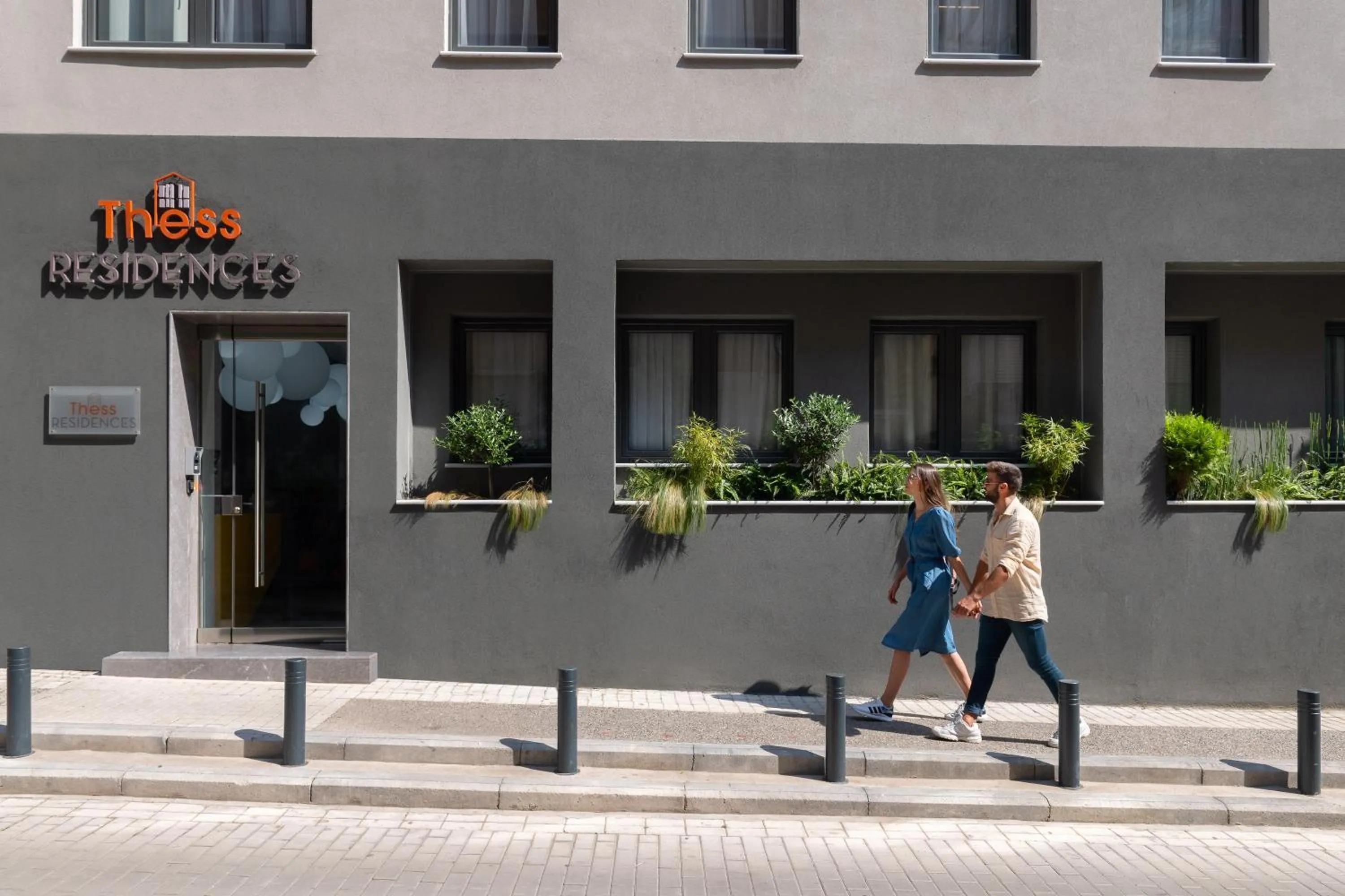 Facade/entrance in Thess Residences