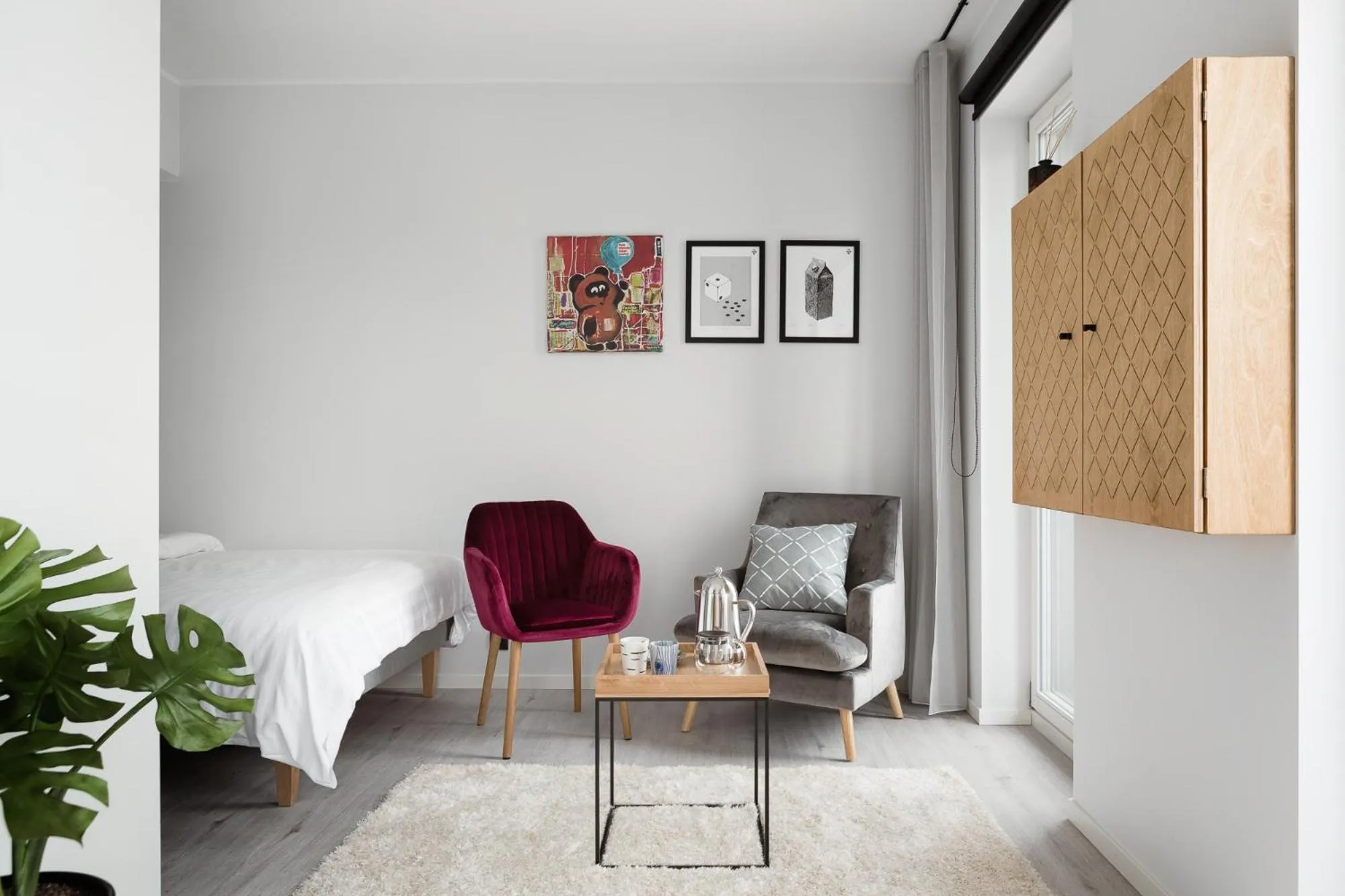 Living room in Bob W Tallinn Telliskivi