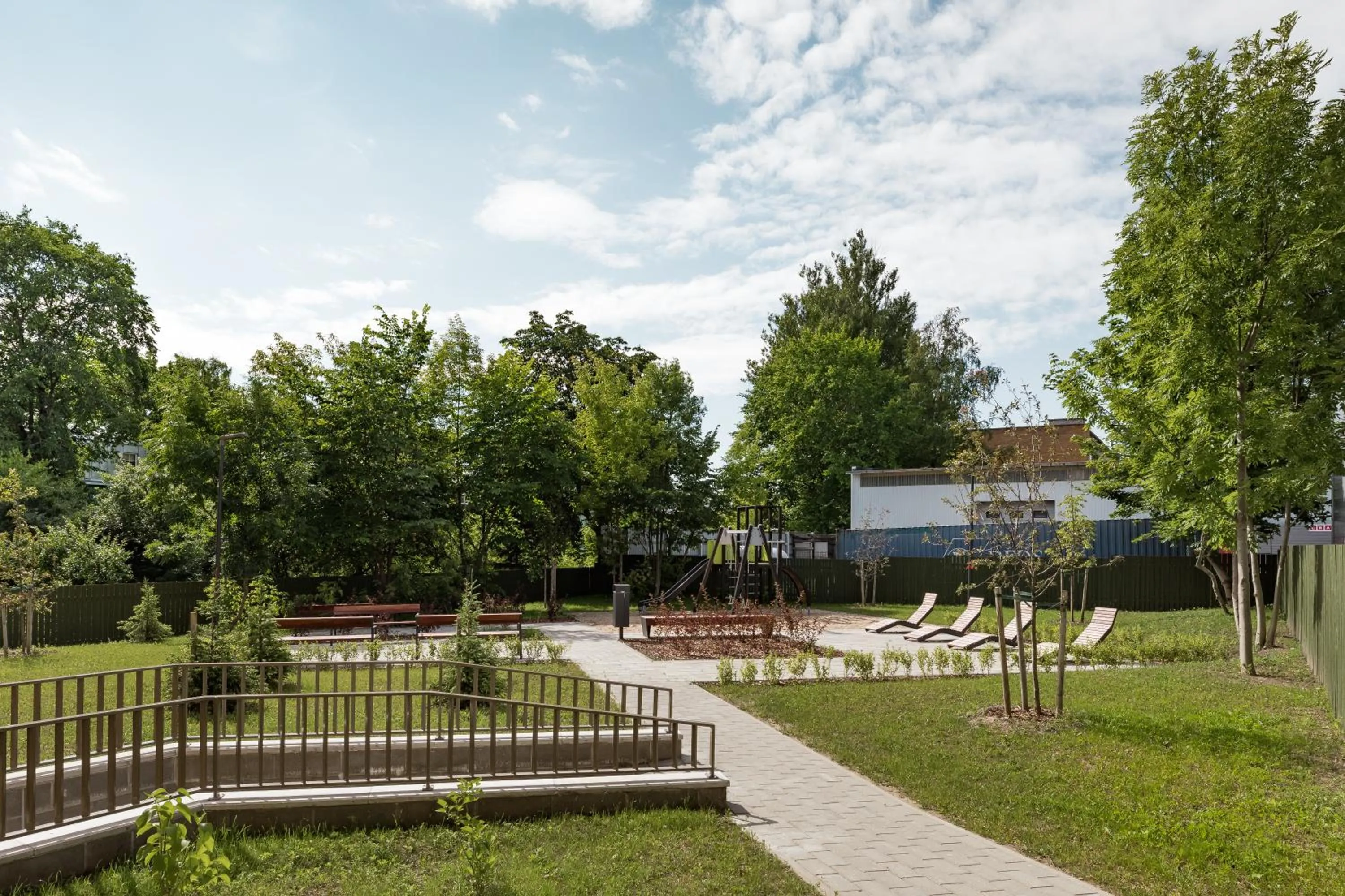 Children play ground in Bob W Tallinn Telliskivi