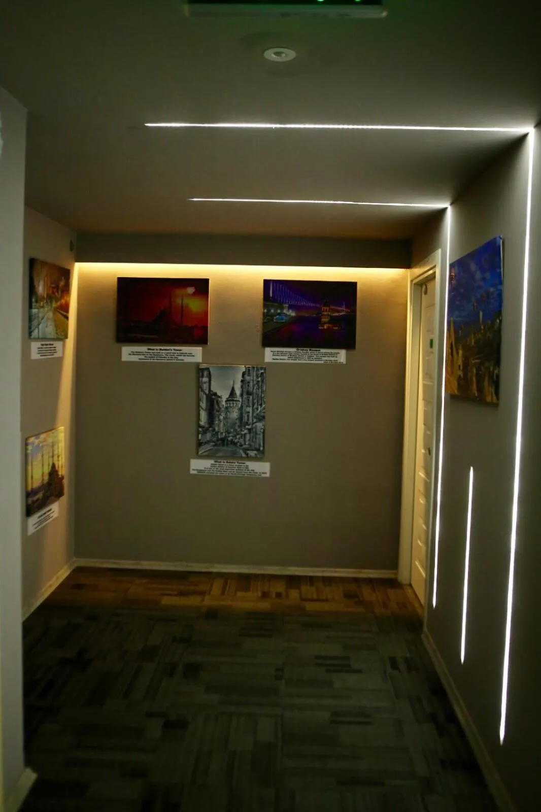 Decorative detail in lily airport otel