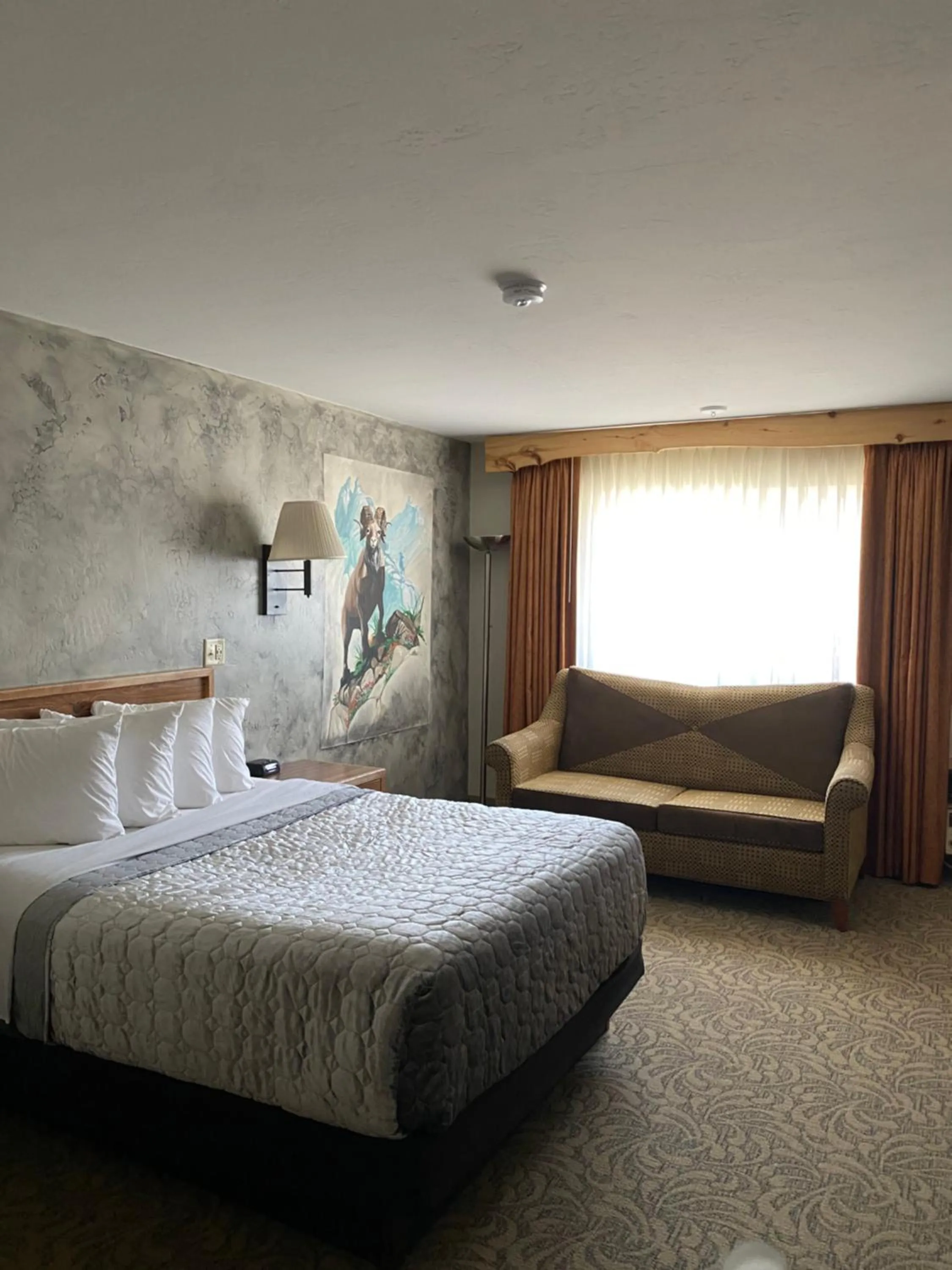 Bed in Browns Canyon Inn