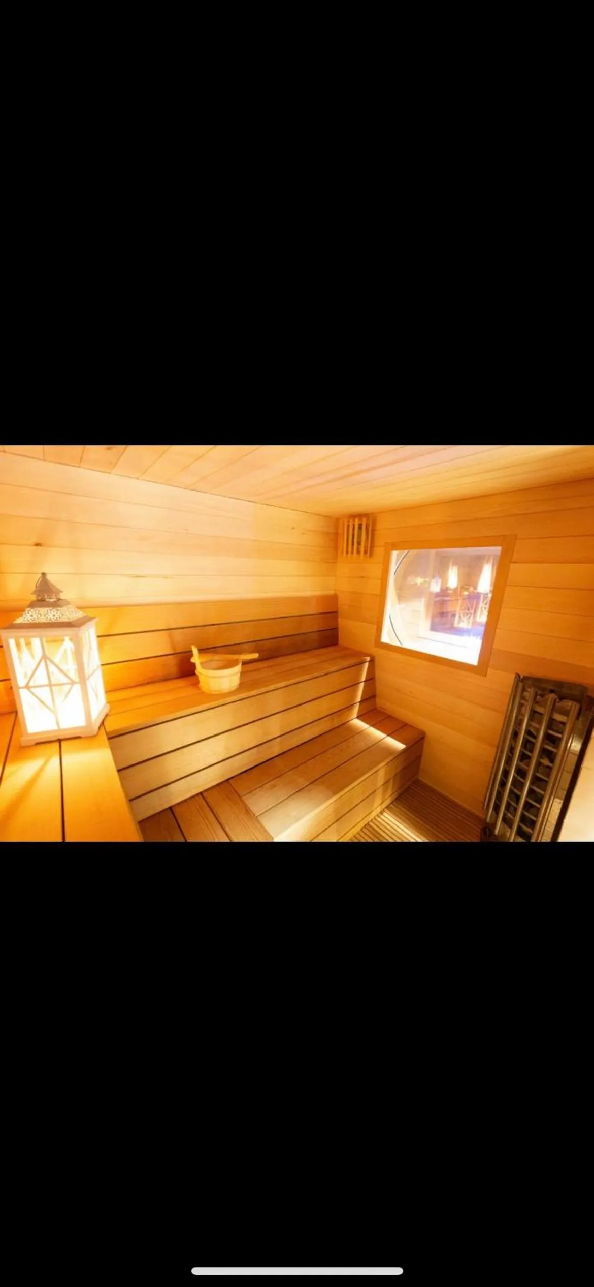 Sauna in Hotel la piscine