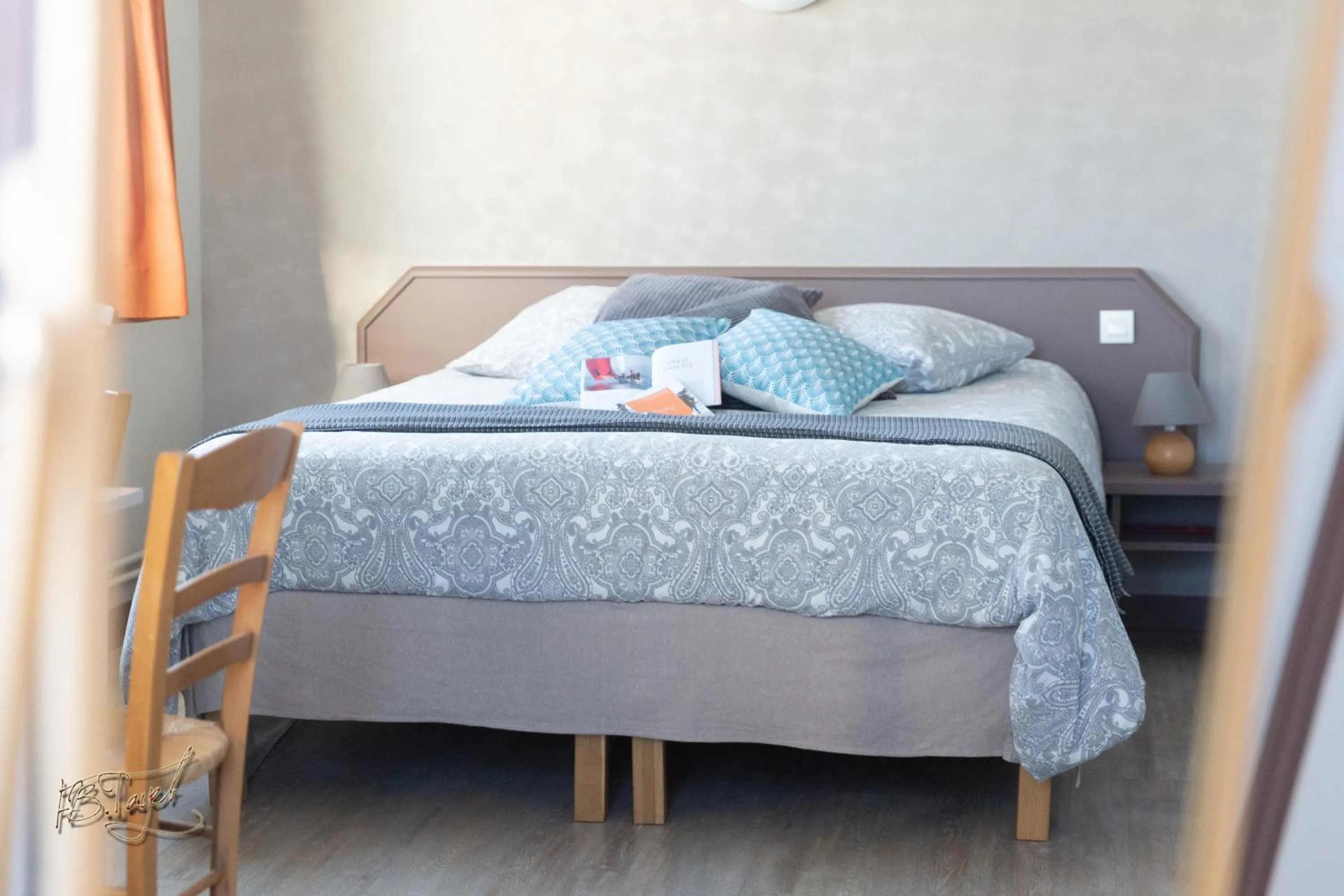 Bed in Hotel la piscine