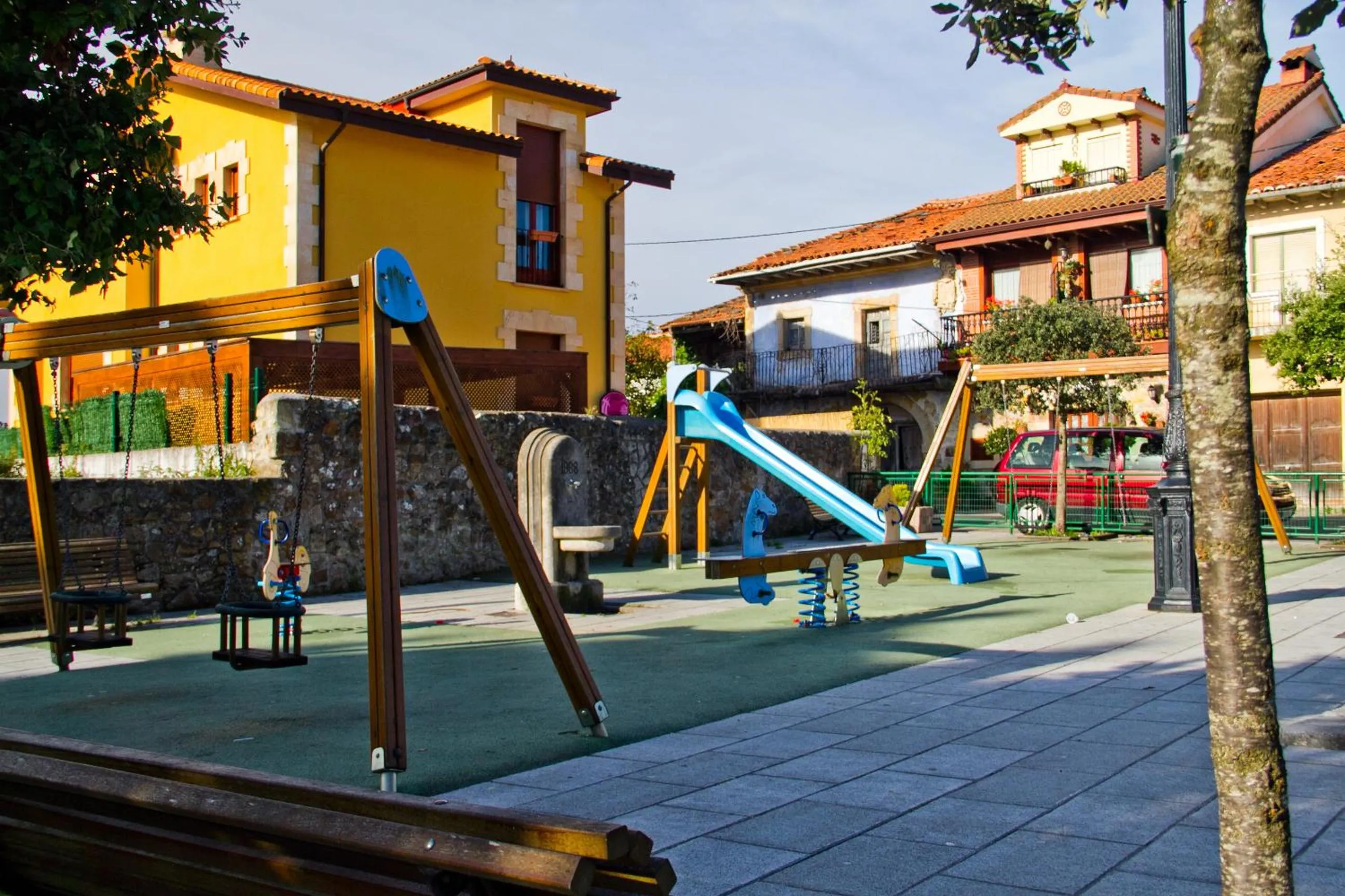 Children play ground in Posada El Nozal
