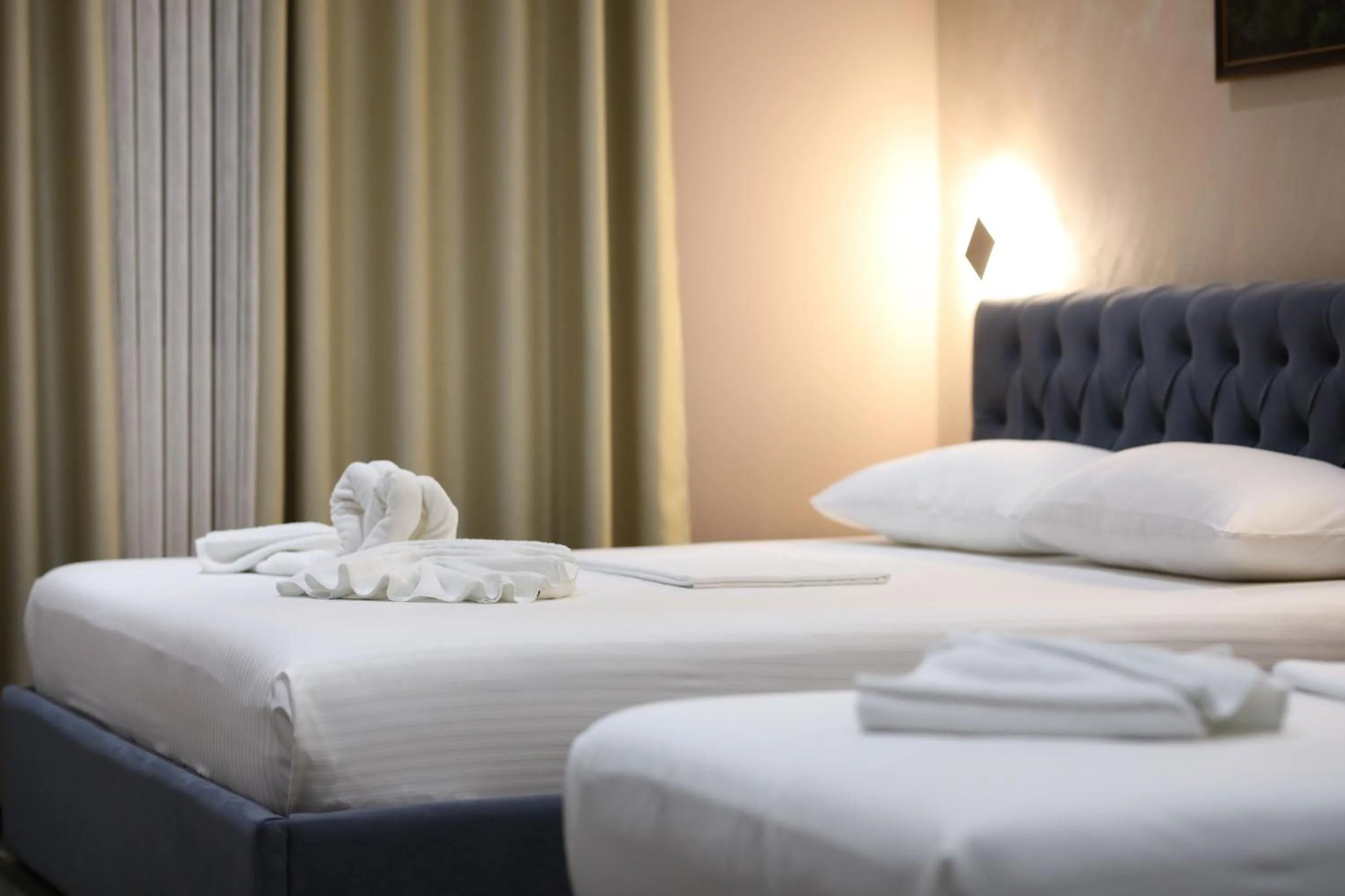 Bed in Hotel Salvadore