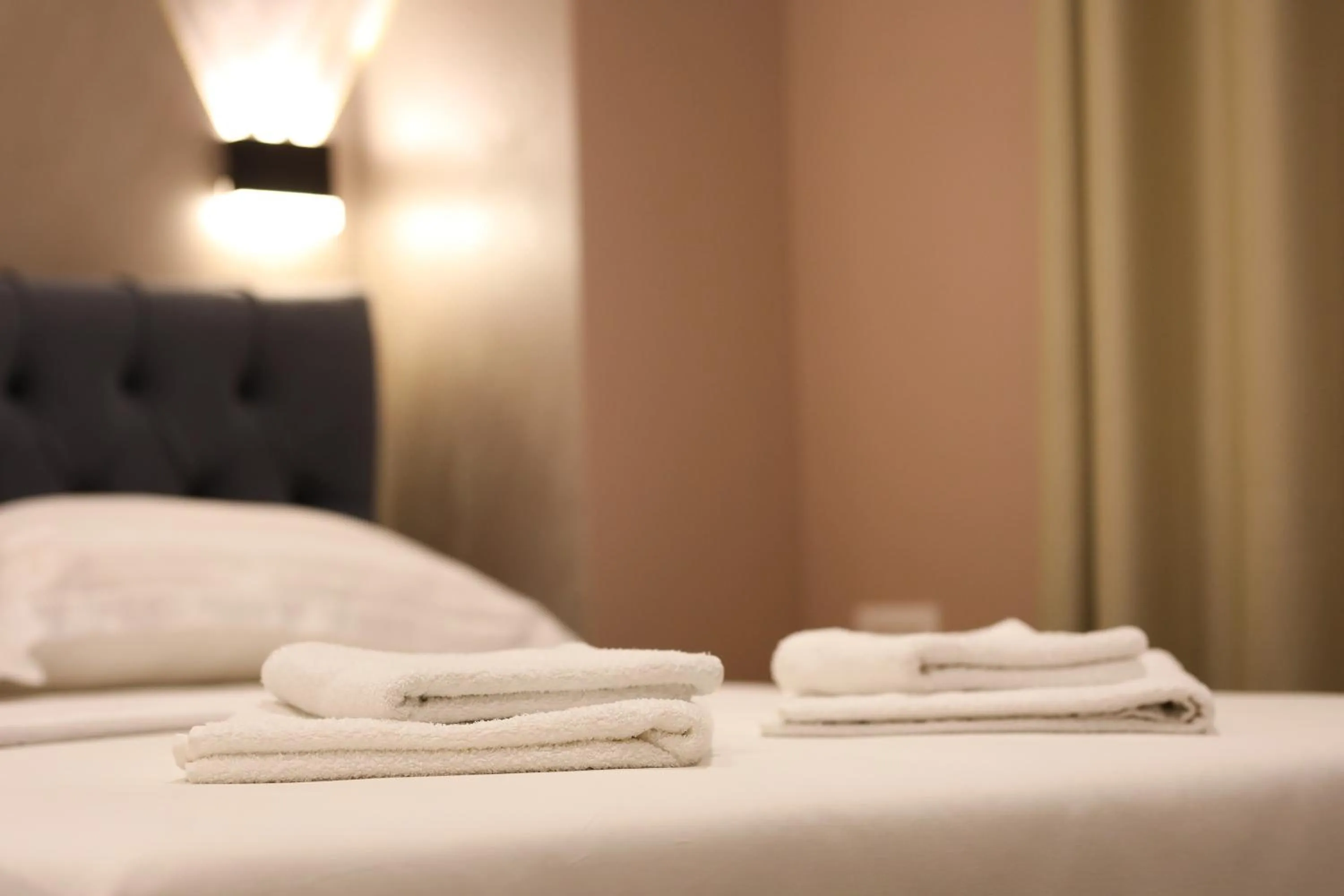 Bed in Hotel Salvadore