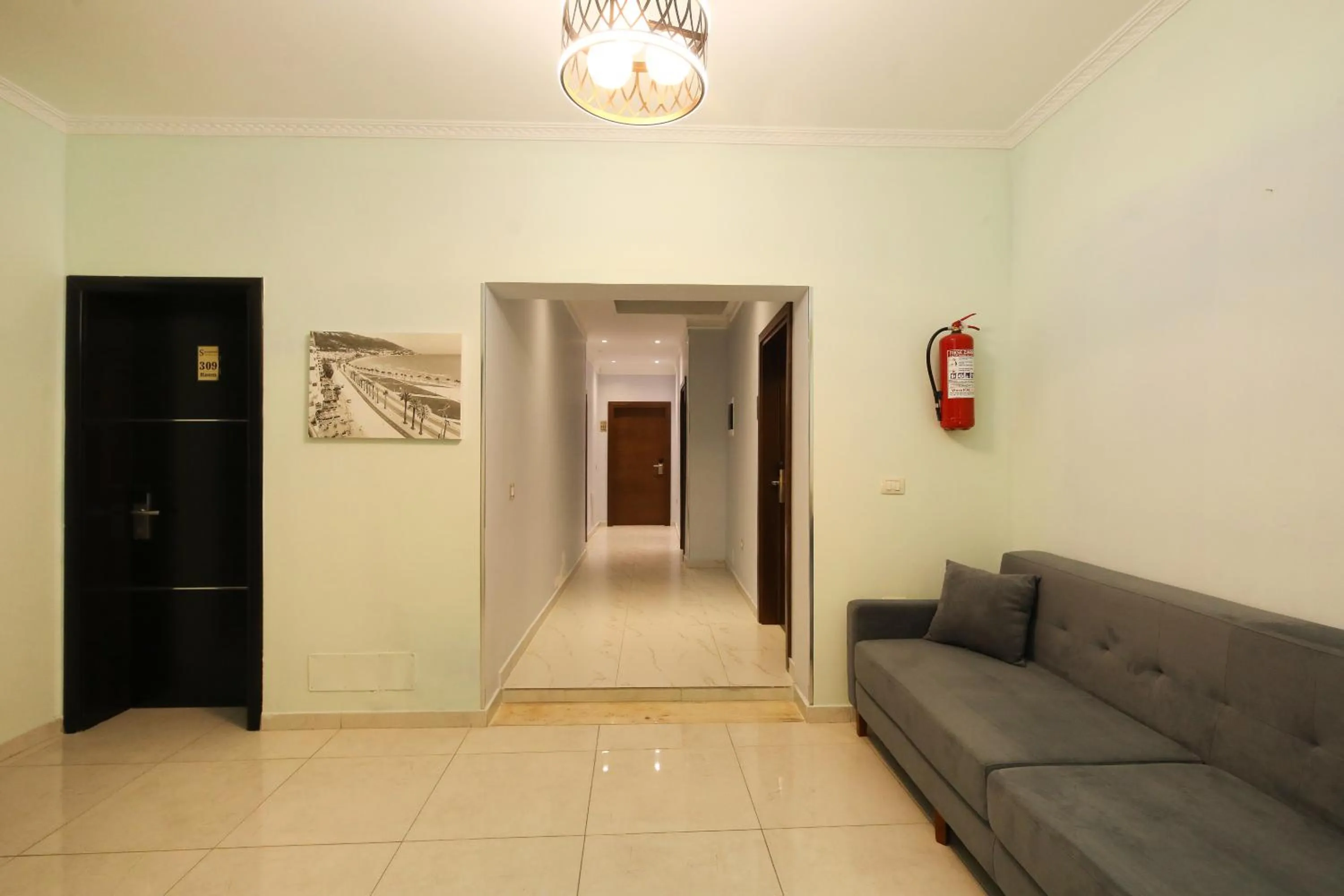 Seating area in Hotel Salvadore