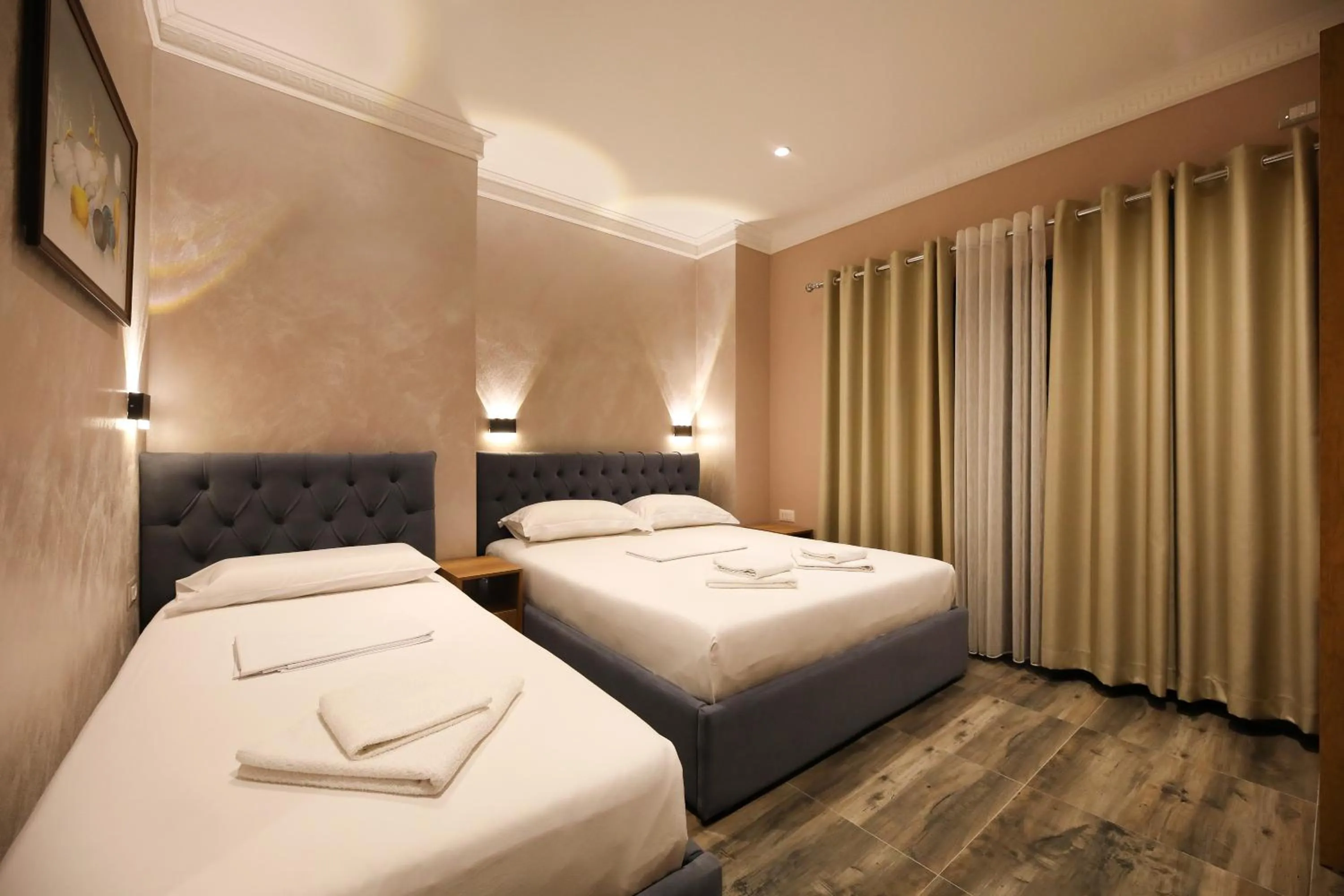 Bed in Hotel Salvadore